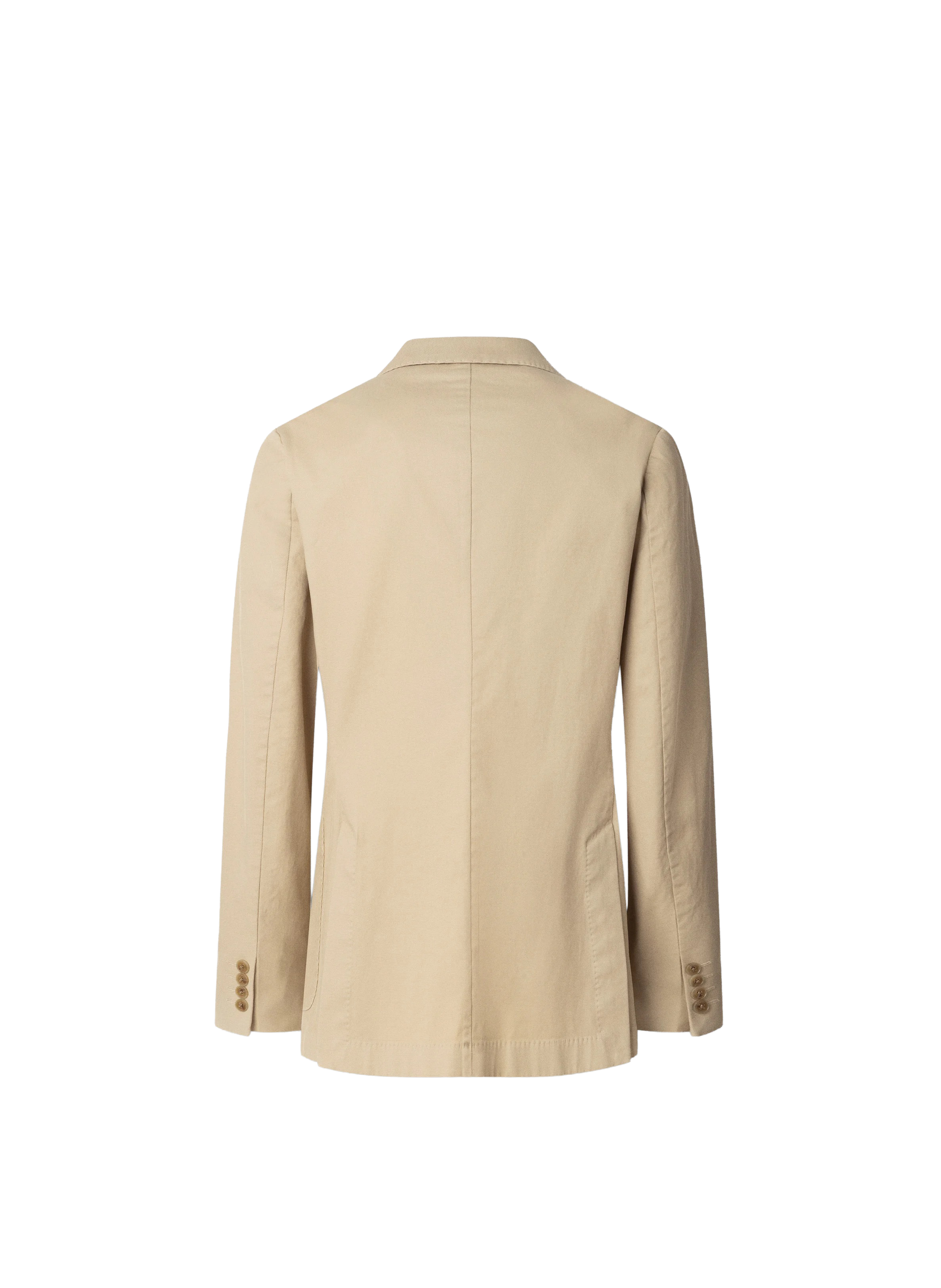 Blended cotton suit jacket HACKETT Beige
