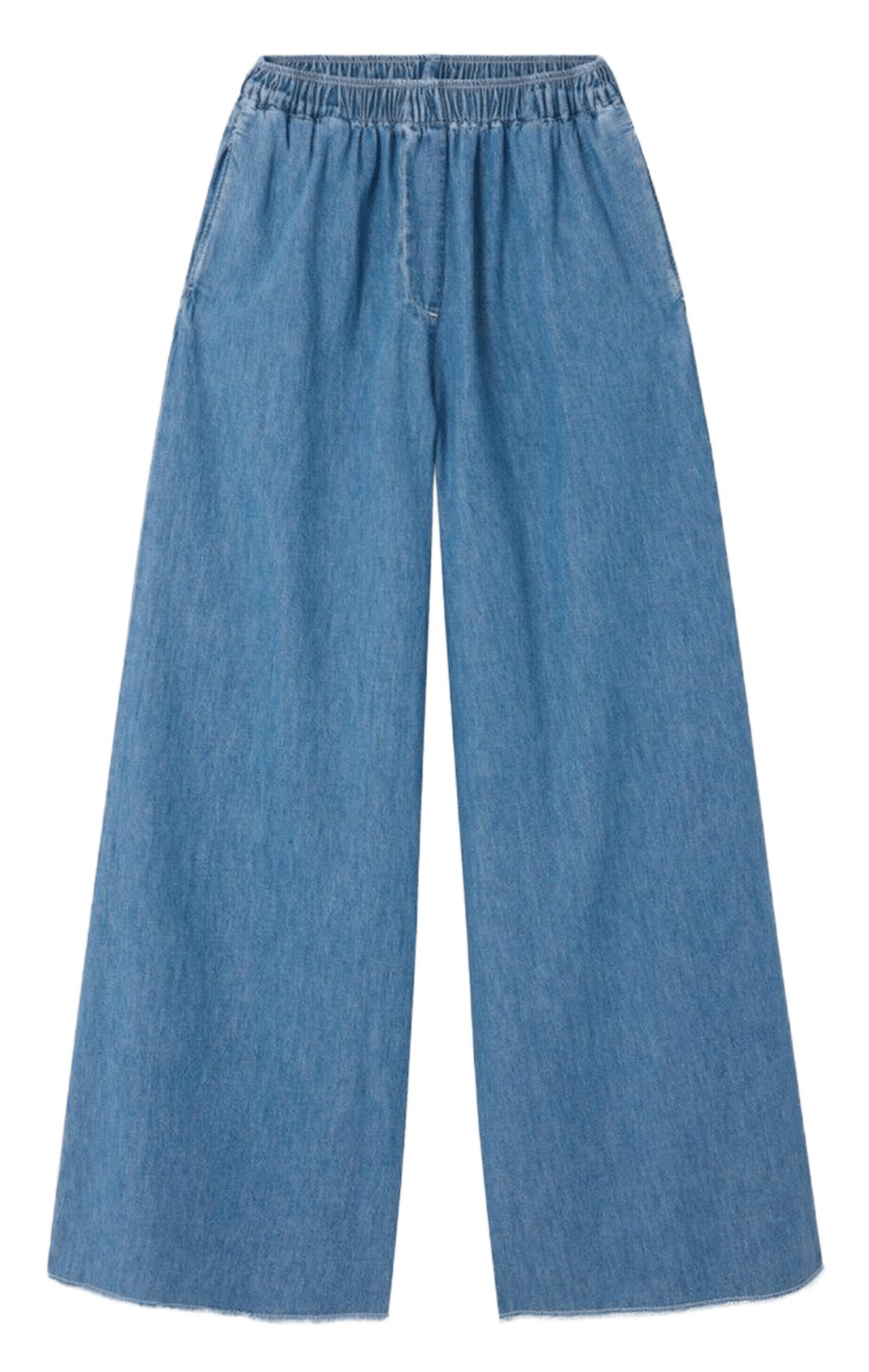 Jean large taille haute en coton izeway AMERICAN VINTAGE Bleu