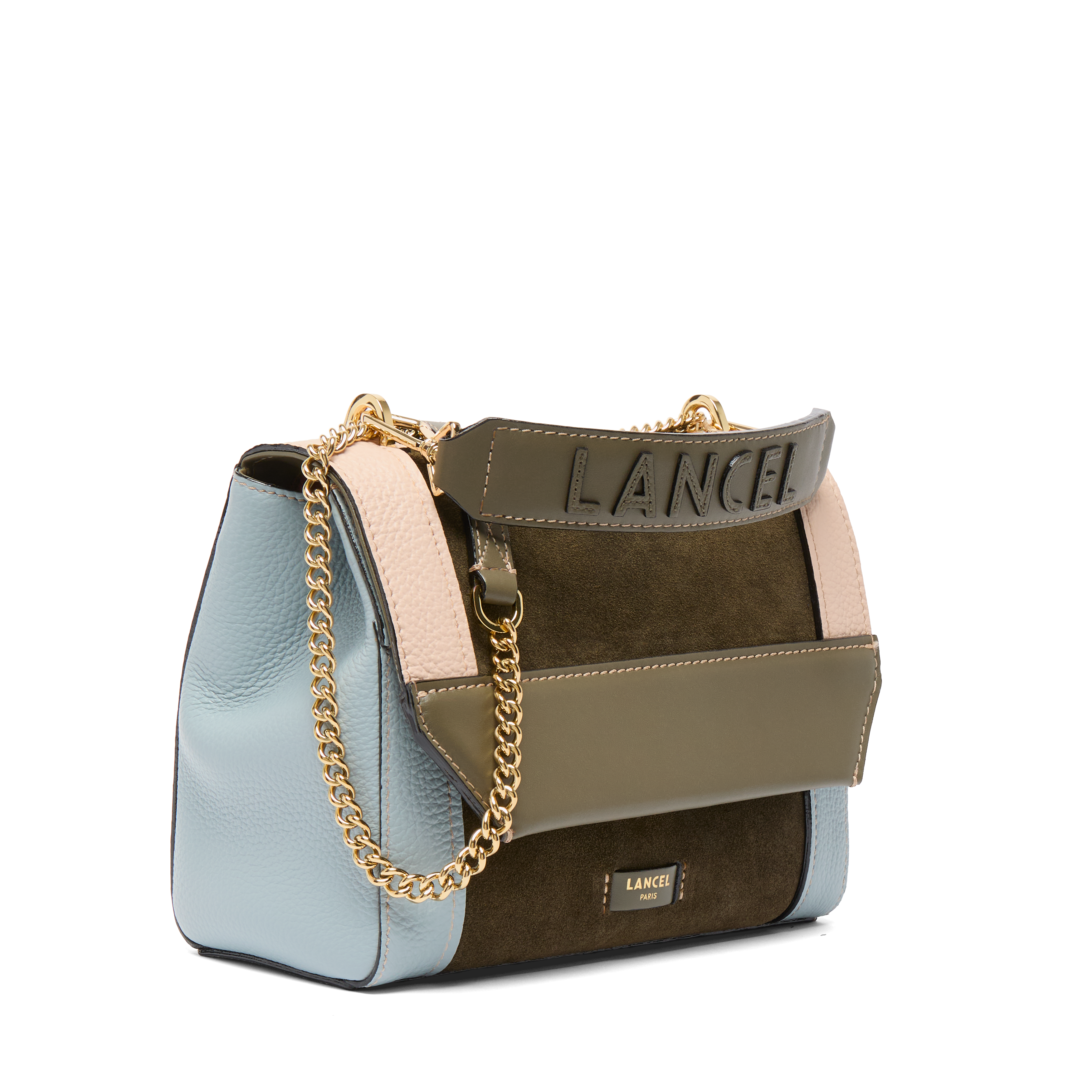 Flap bag medium ninon by lancel in leather LANCEL Green