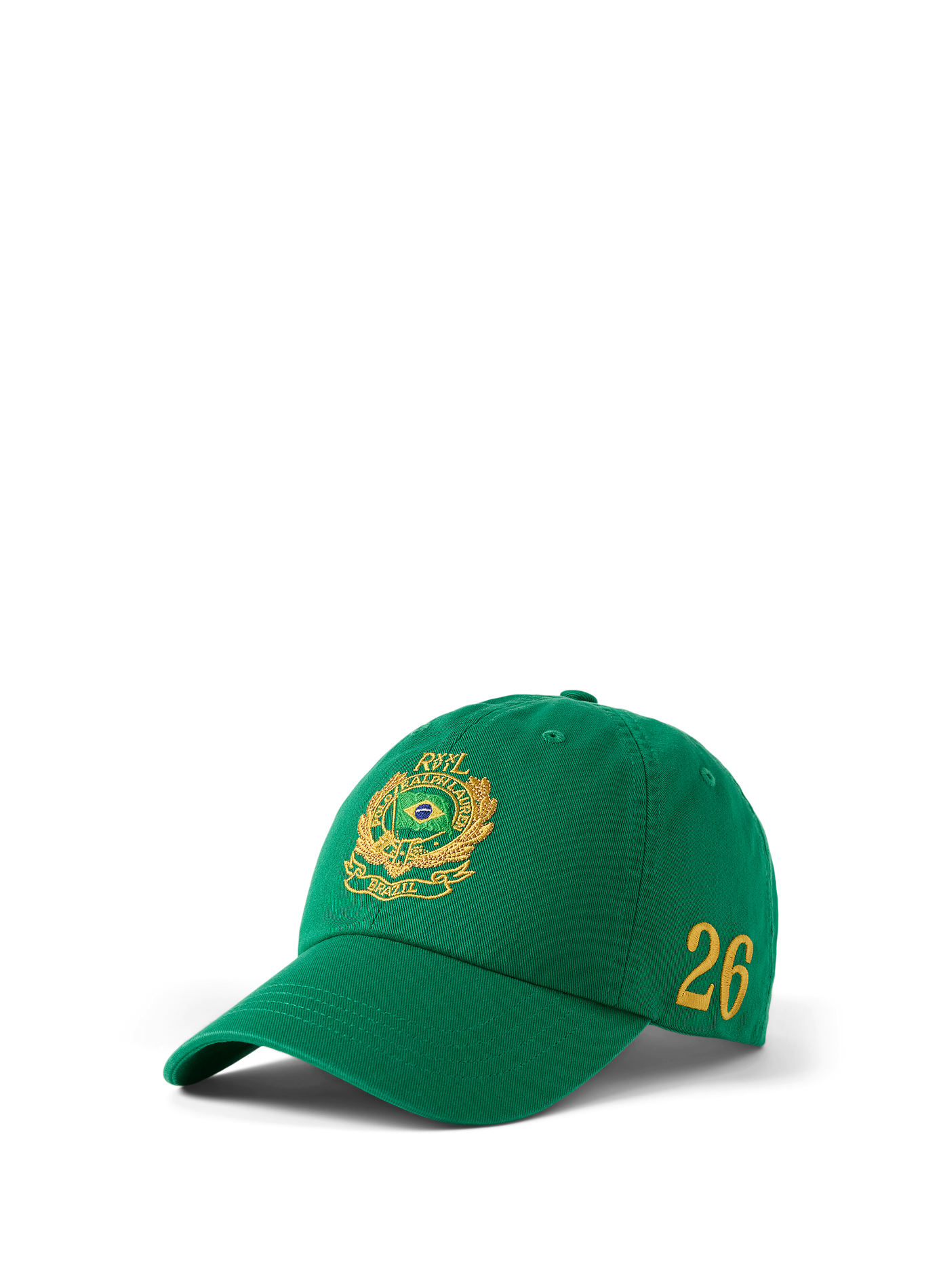 Cotton baseball cap with embroidered logo  POLO RALPH LAUREN Green