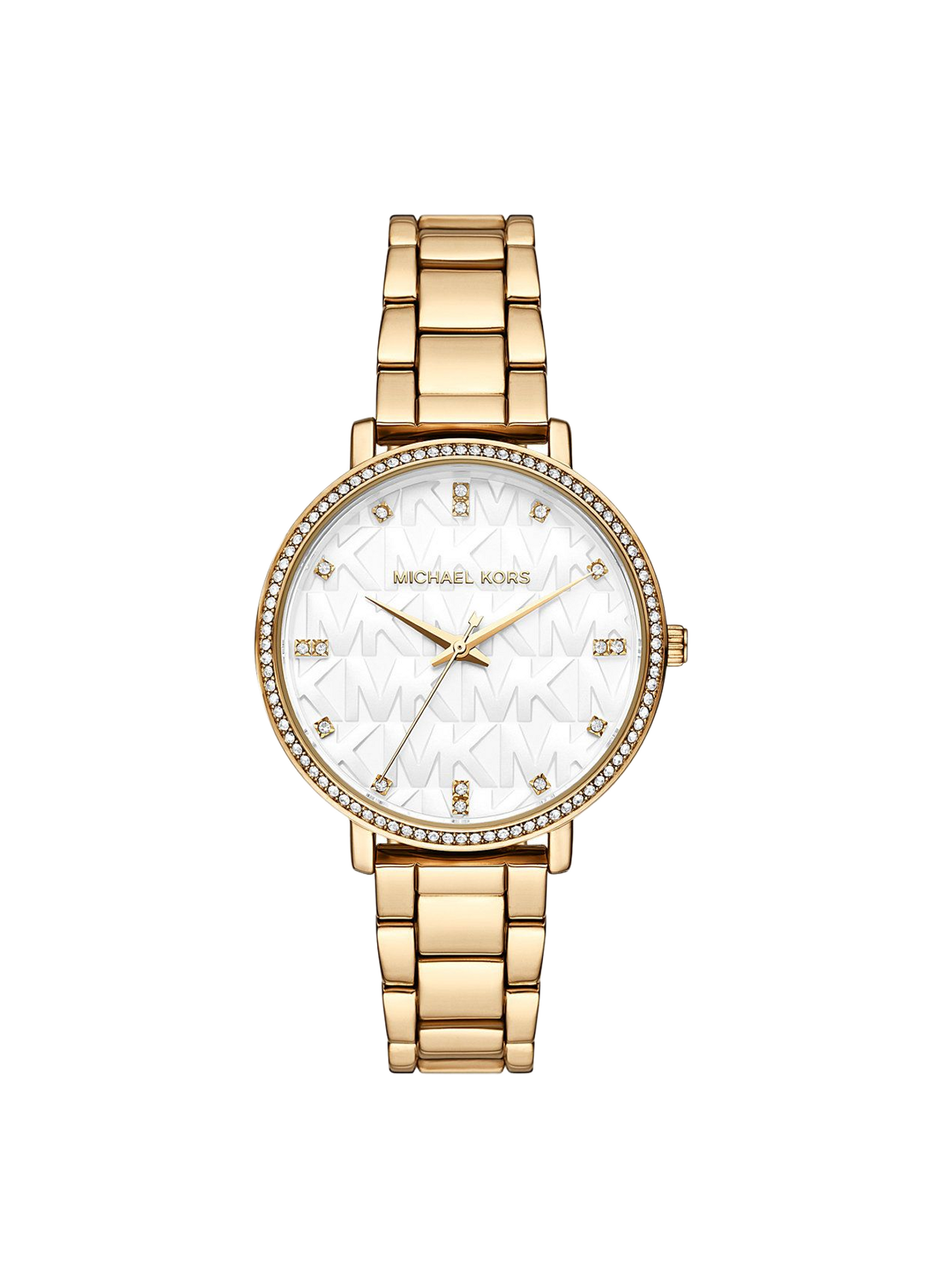 Montre quartz Pyper en acier inoxydable MICHAEL KORS MONTRES Blanc