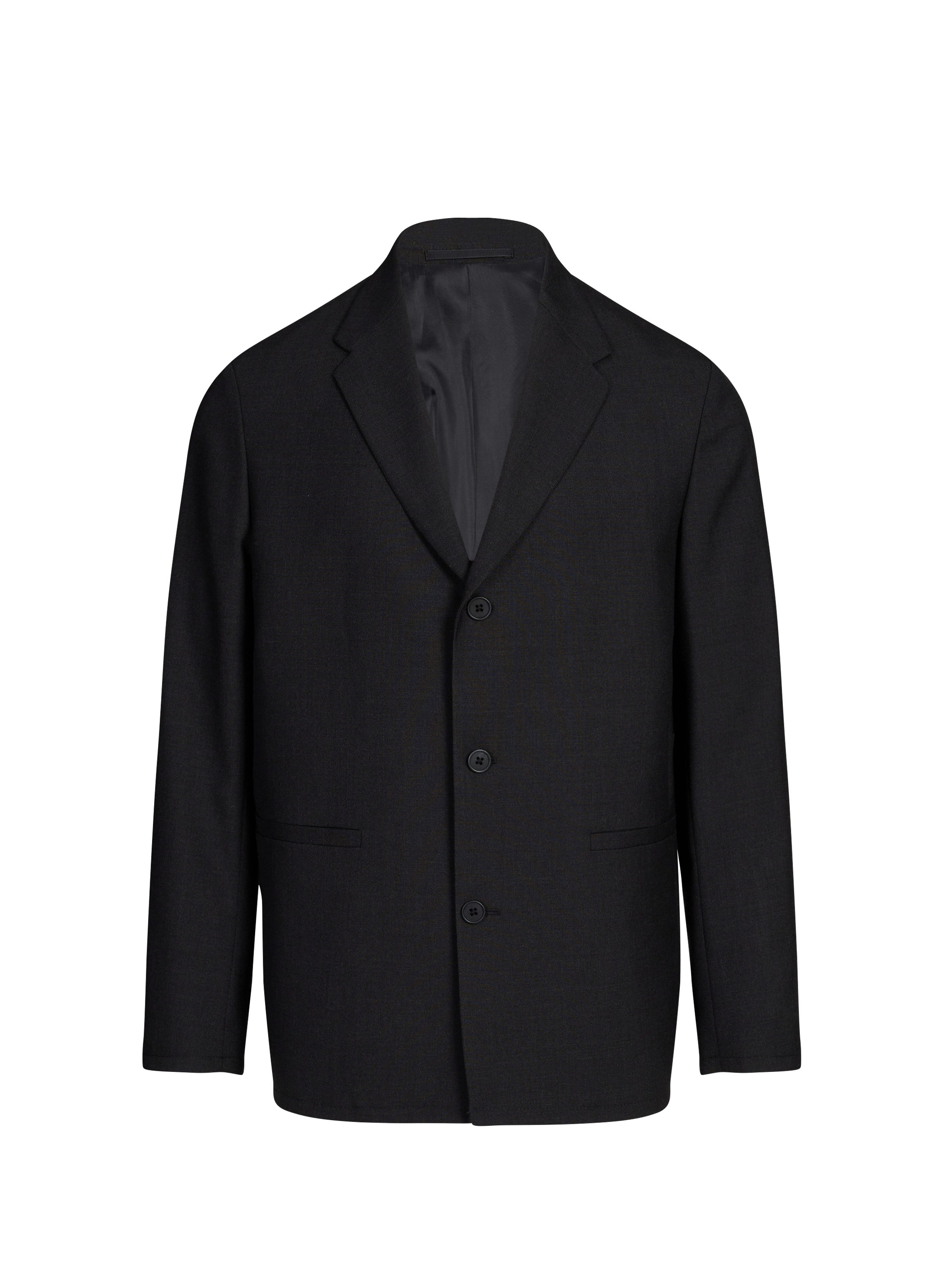 Veste de costume droite Iso en laine SAISON 1865 Gris