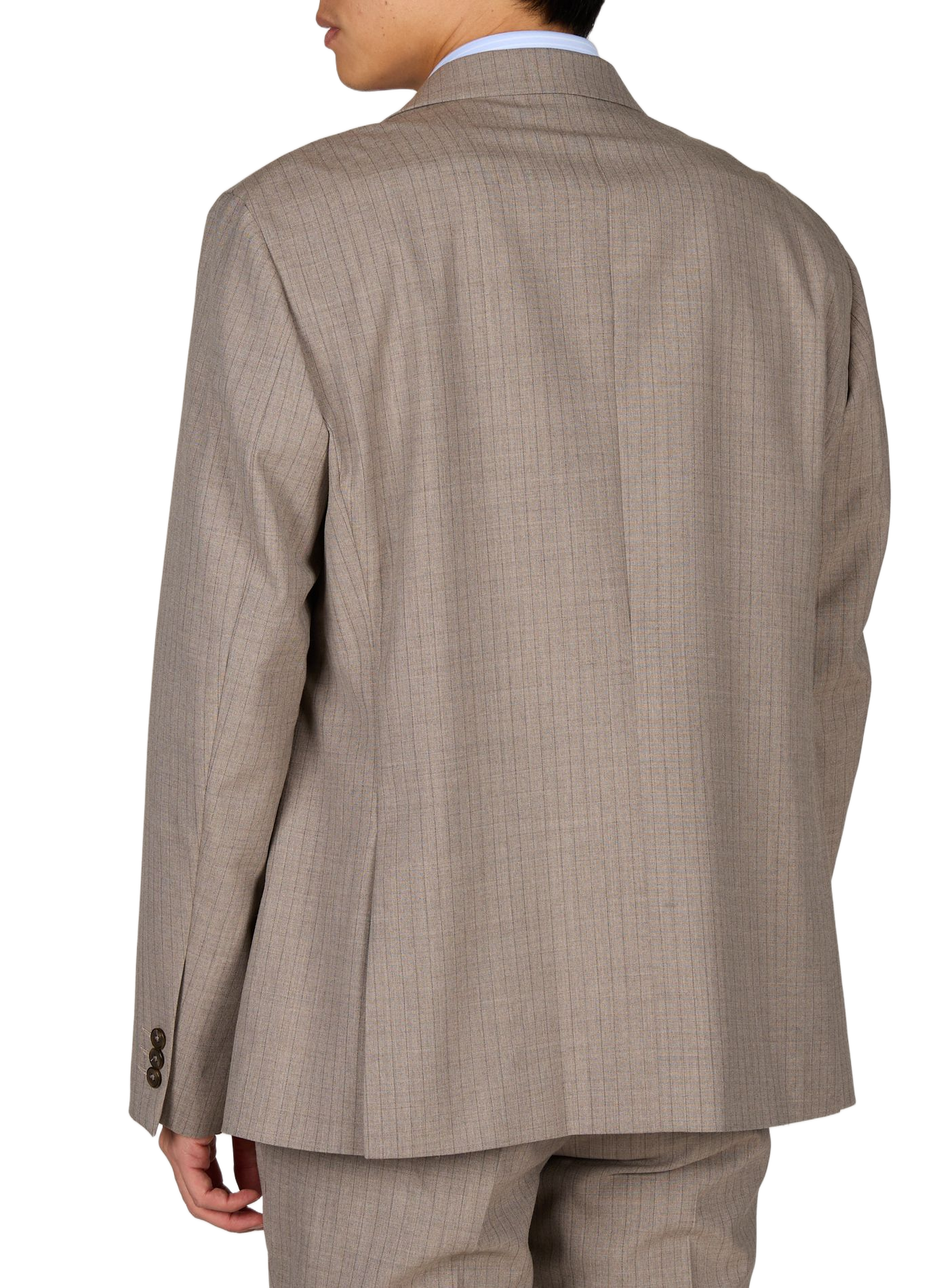 Striped wool blend blazer PIERRE CARDIN Grey