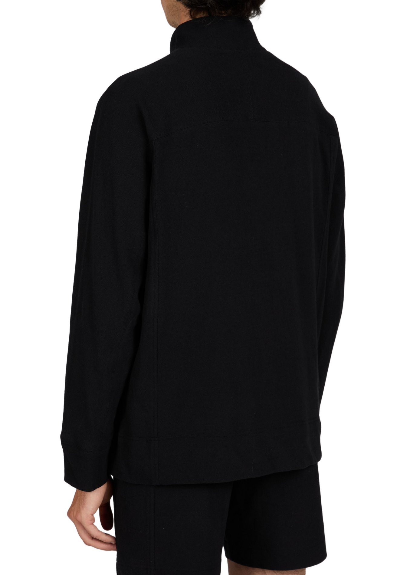 Zip-Neck Jumper OMAR AFRIDI Black