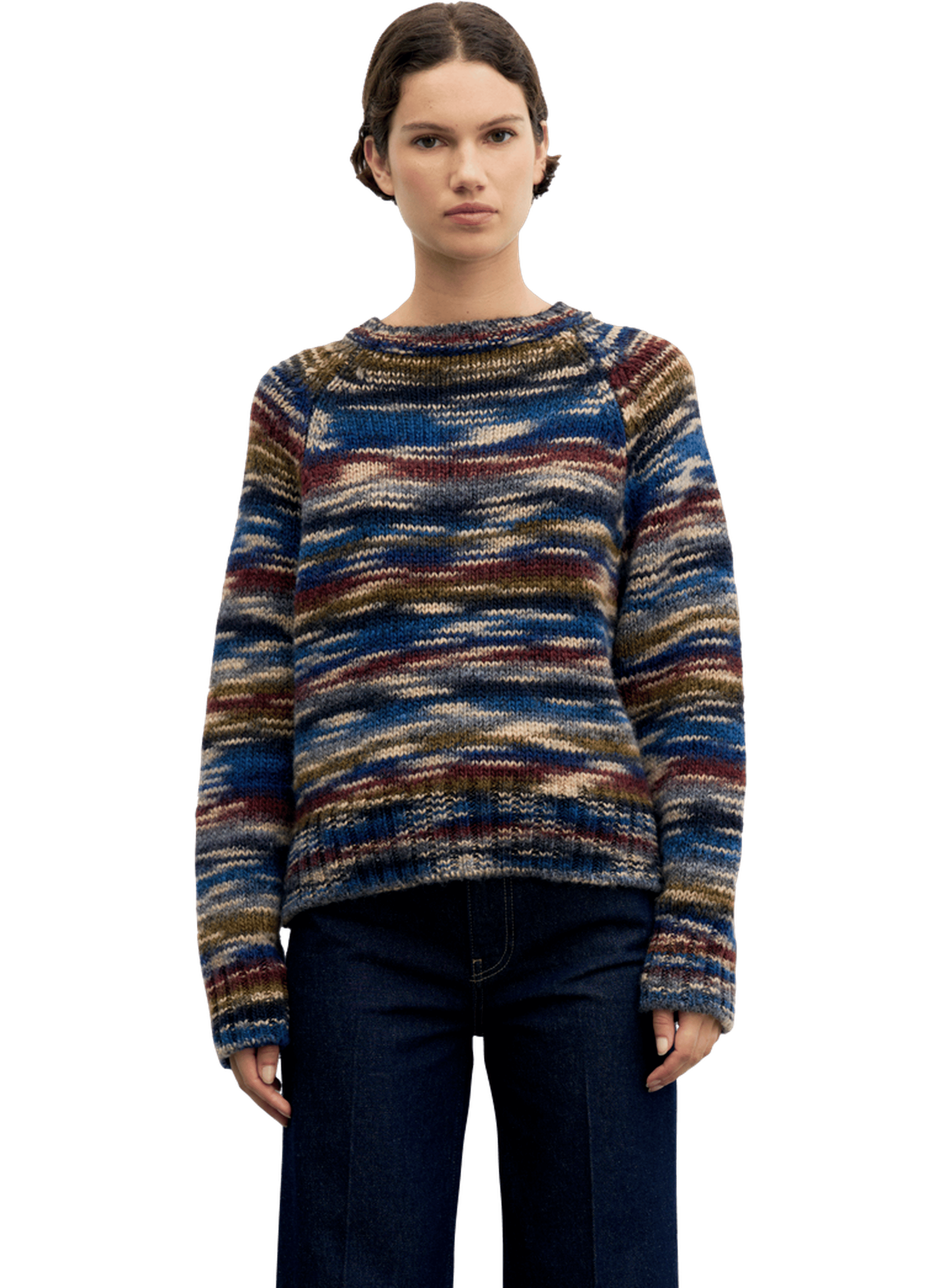 Pull épais rayé chiné - roane GERARD DAREL Multicolore