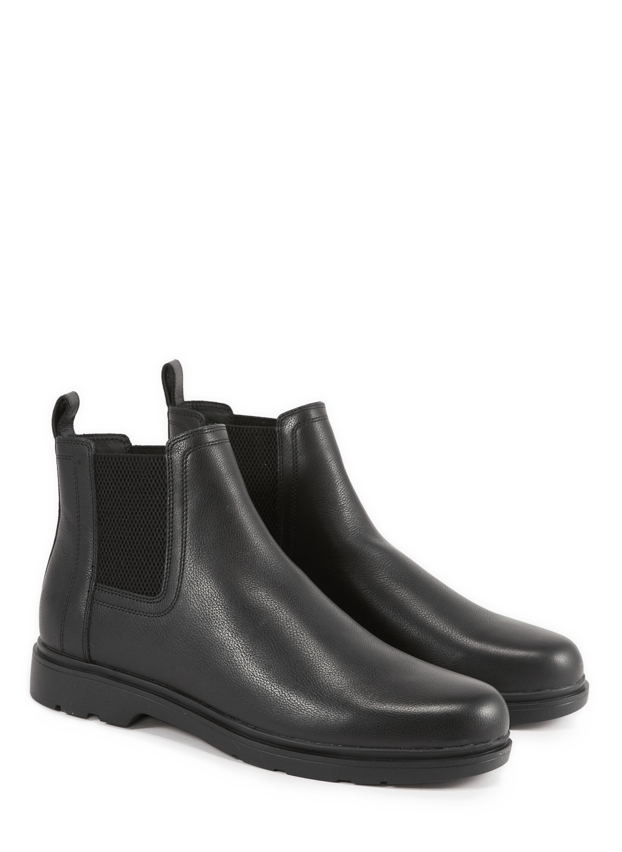Leather ankle boots | Black GEOX Men