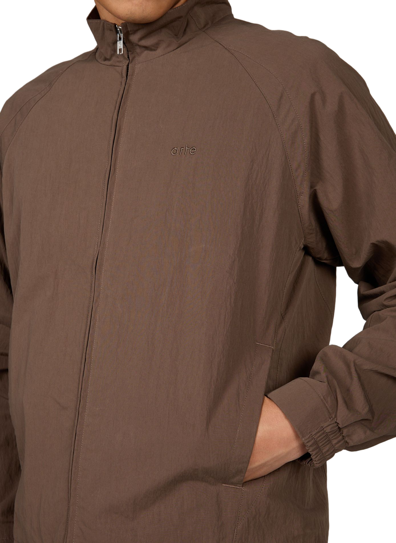 Veste logo en coton mélangé ARTE ANTWERP Marron