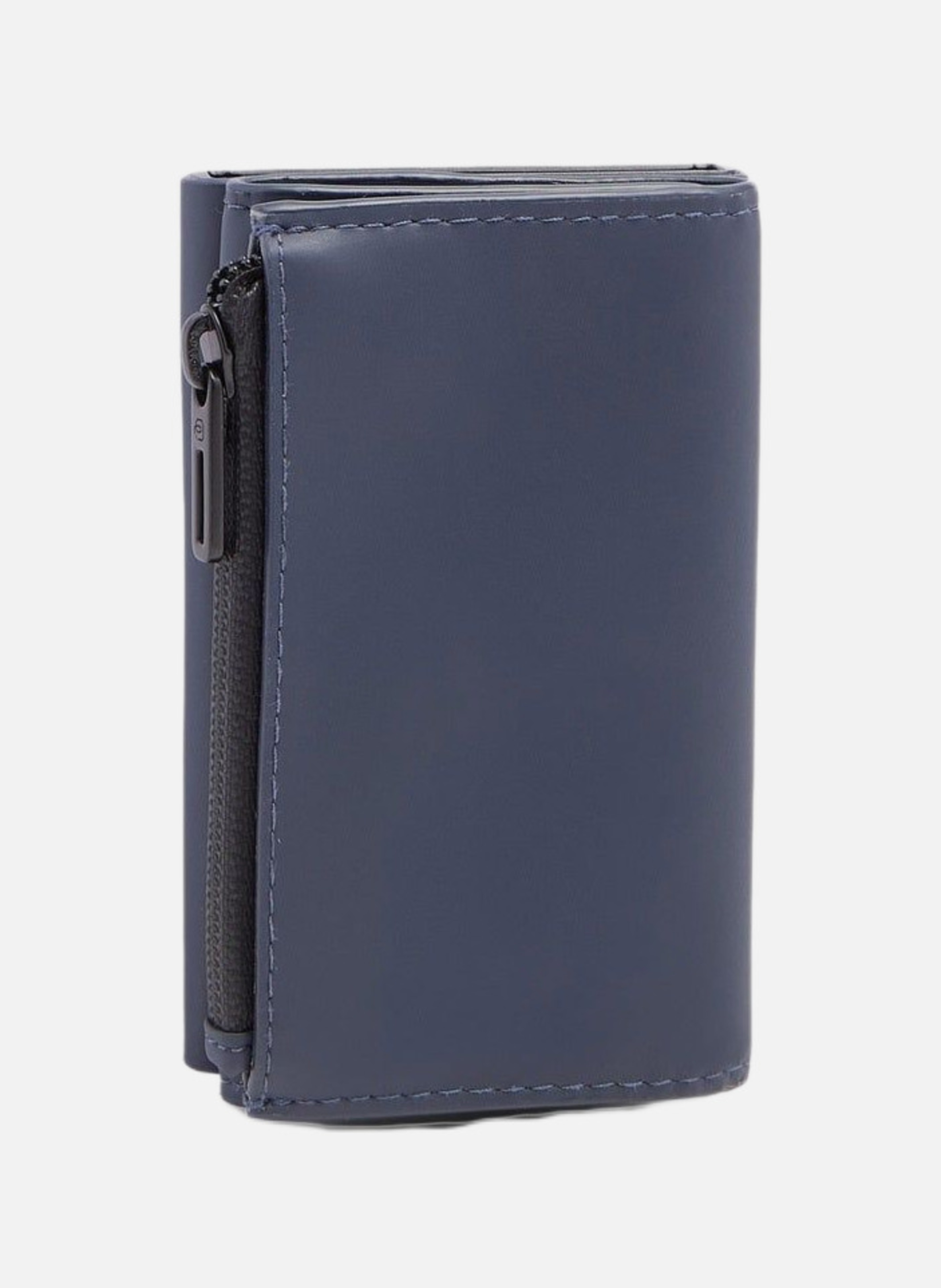 Portefeuille compact pop-up avec porte-monnaie PIQUADRO Bleu