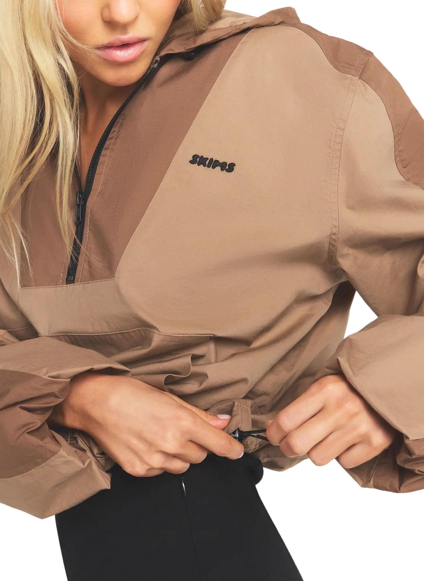 Sweat court en coton mélangé SKIMS Beige