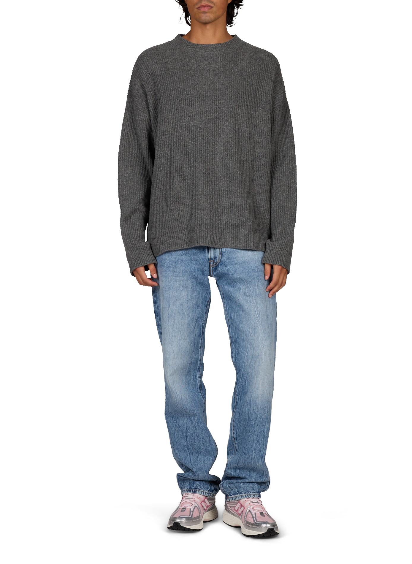 Straight wool jumper BELLEROSE Grey
