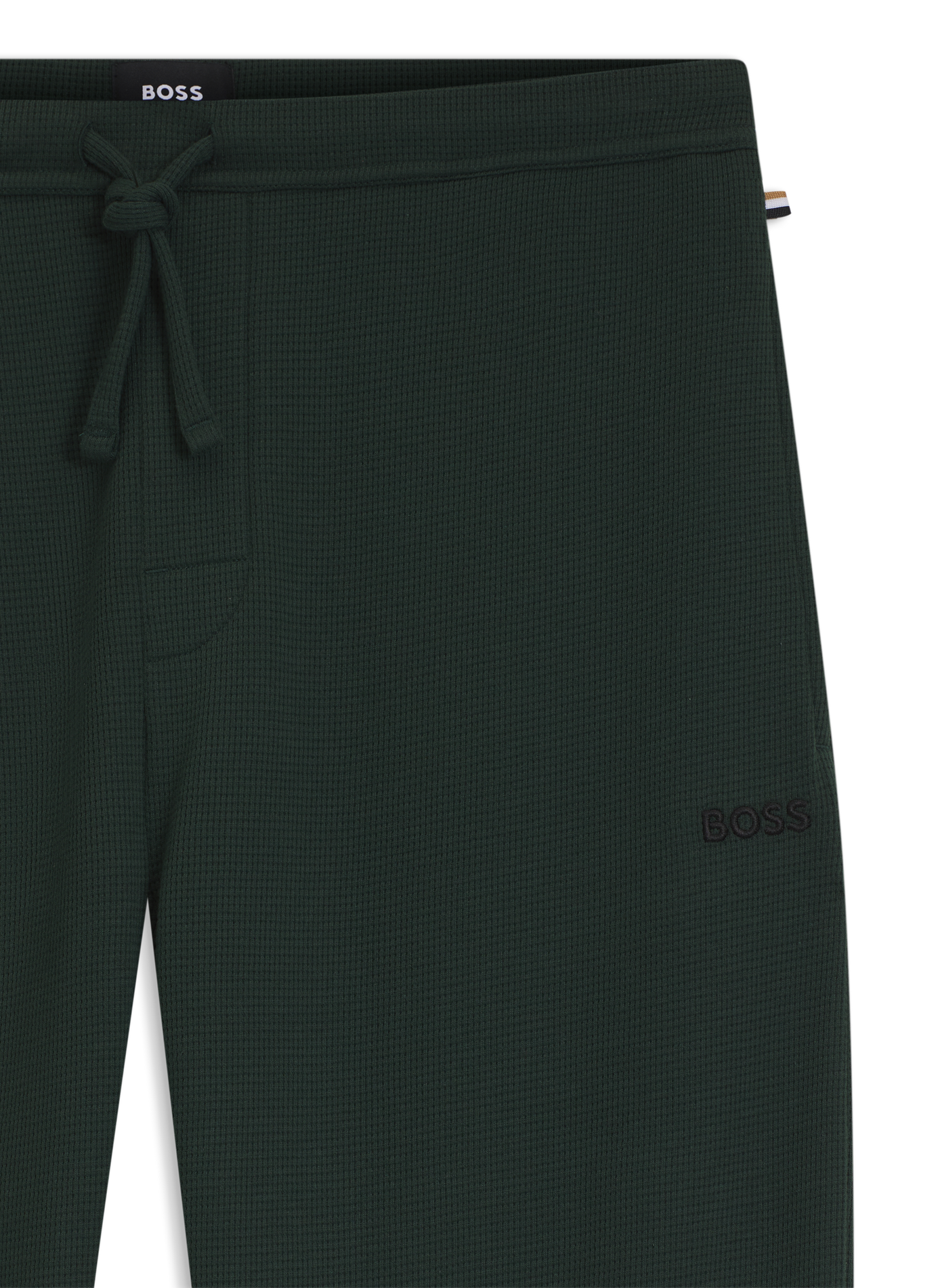 Pantalon de survêtement en coton mélangé BOSS Vert
