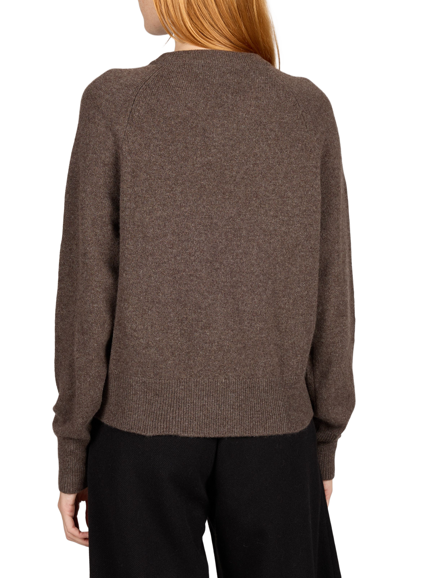 Oversized V-neck cashmere sweater MAX MARA WEEK END Brown