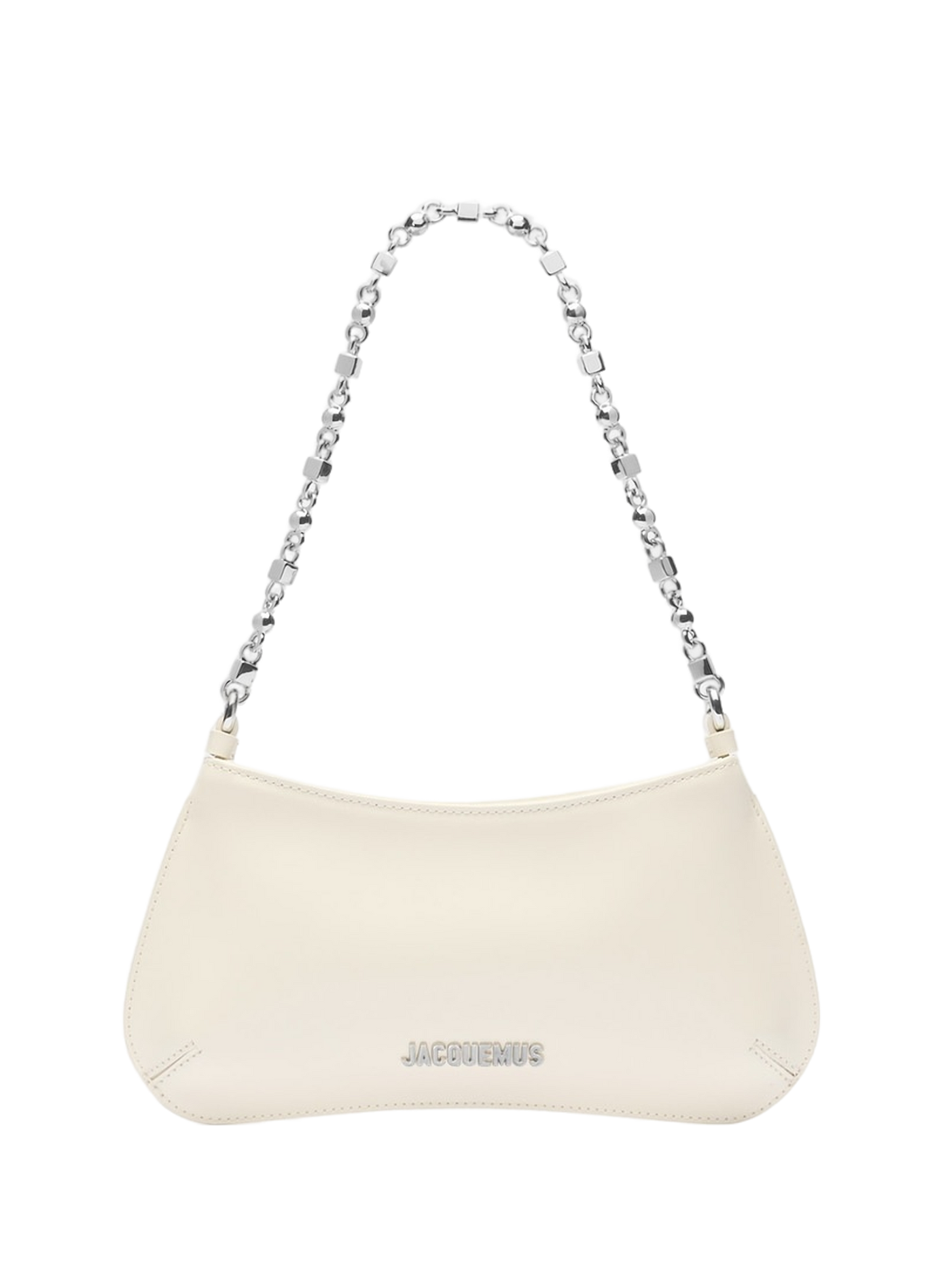 Le petit Bisou Chaîne en cuir de veau JACQUEMUS Beige