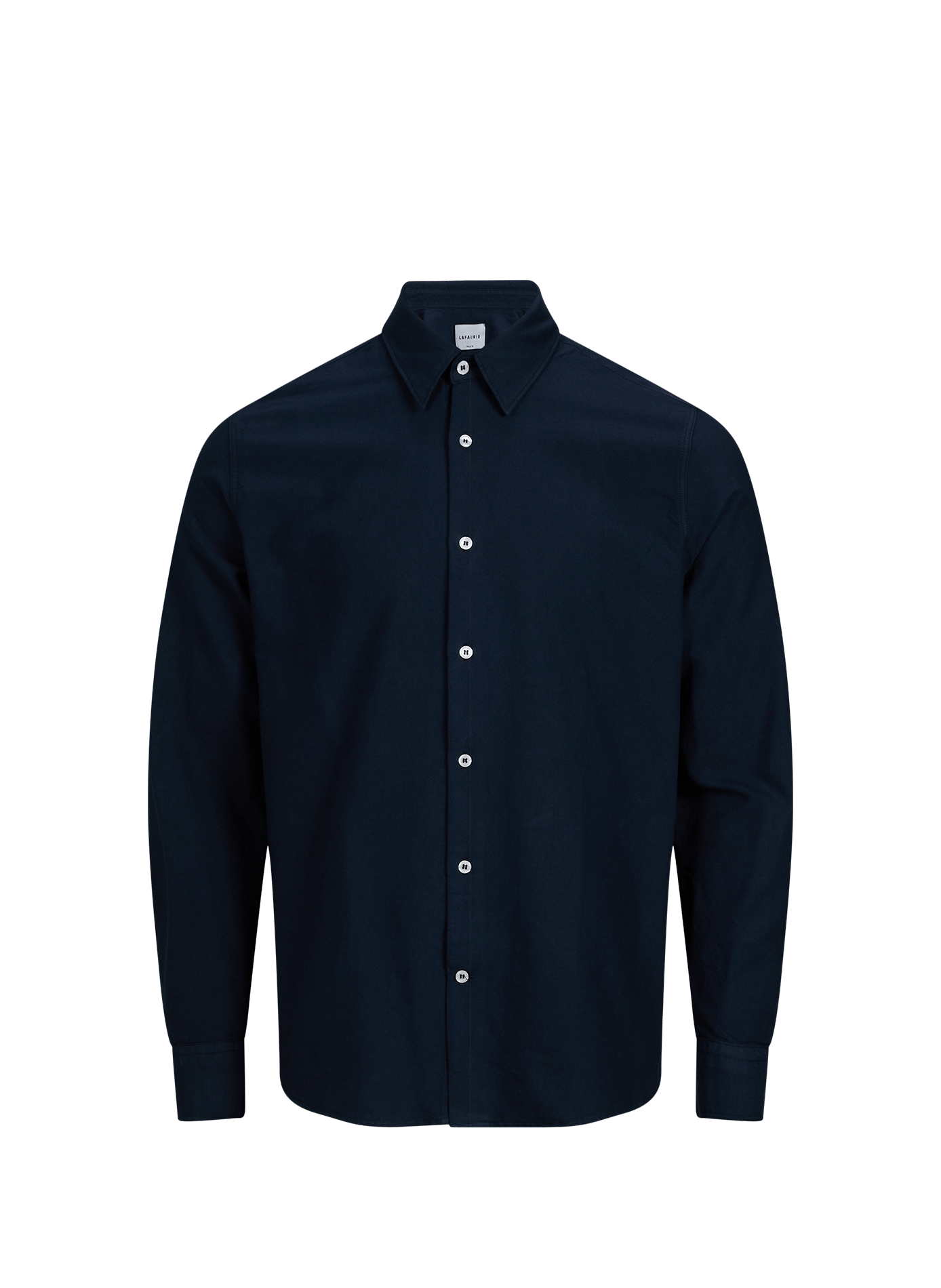 Chemise Hugues droite col classique en coton LAFAURIE Bleu