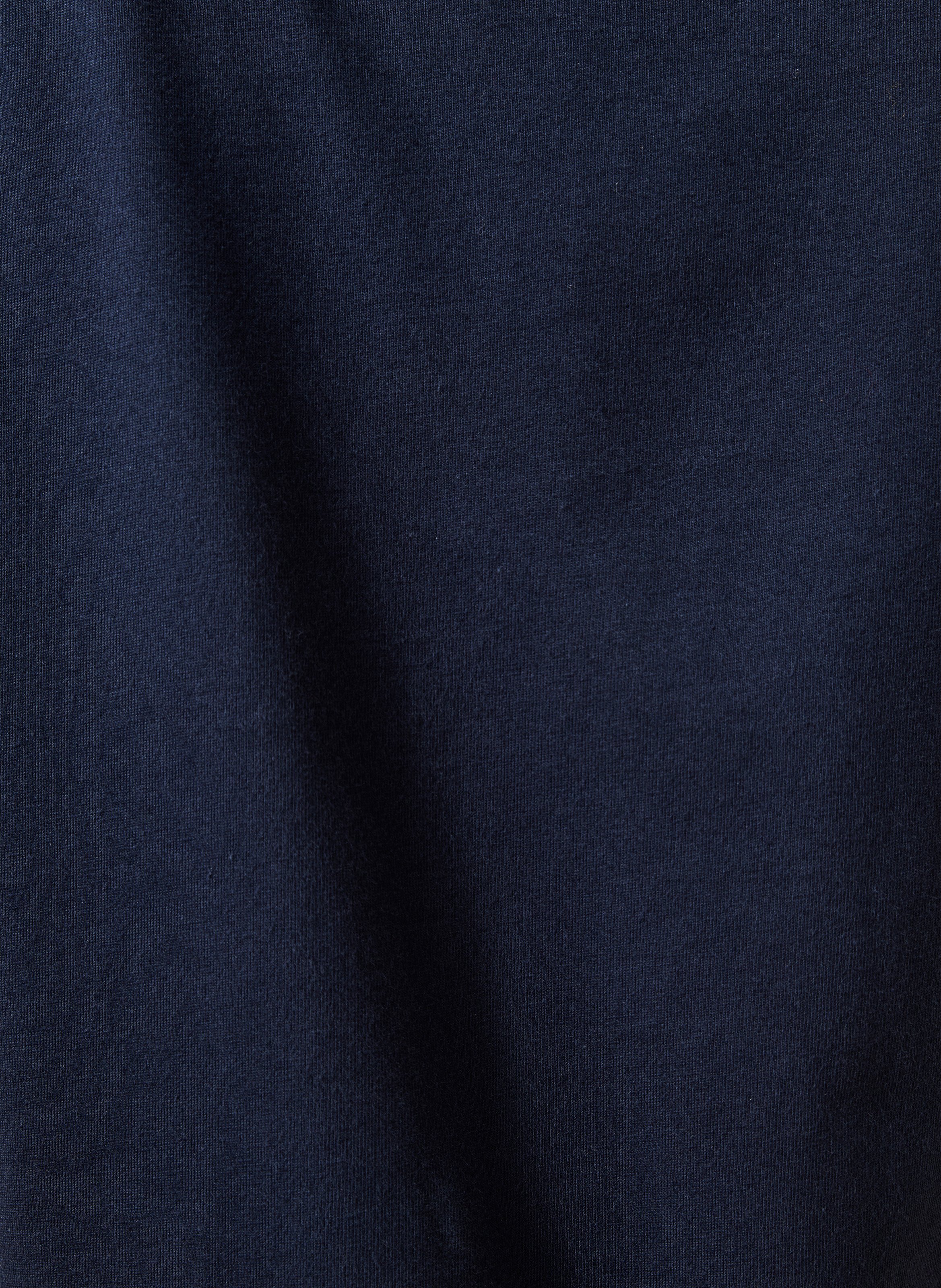Aansluitende top van biologisch katoen LA FEE MARABOUTEE Blauw