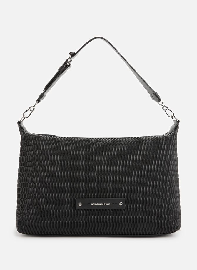 Textured handbag KARL LAGERFELD