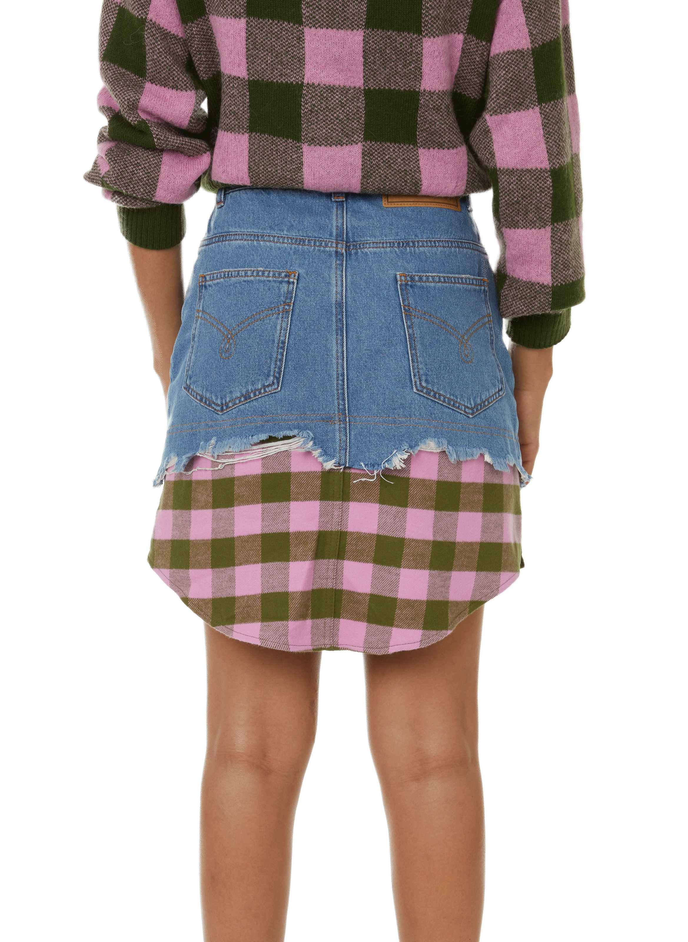 Brass hoop earrings JUSTINE CLENQUET Silver