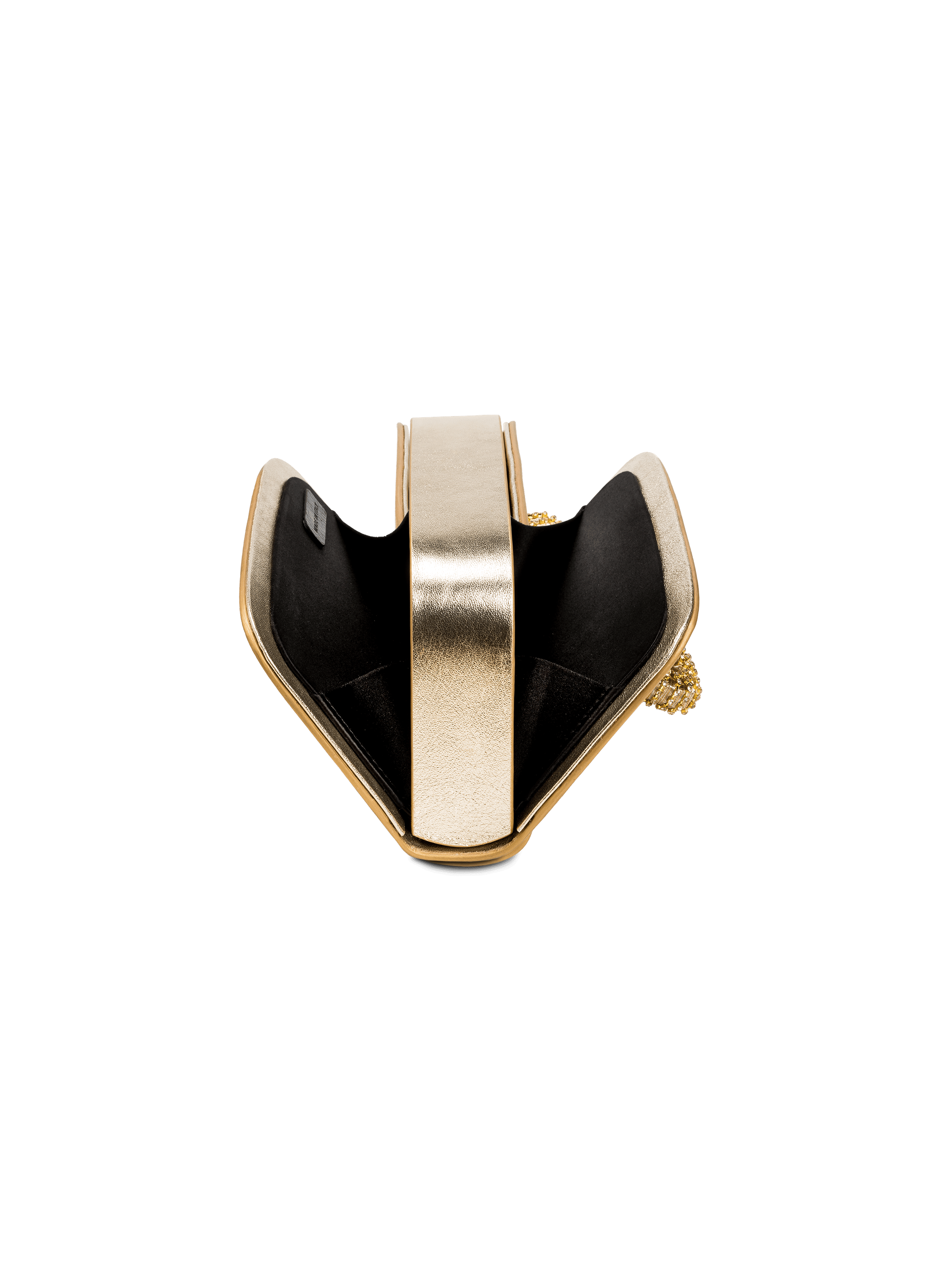 Pochette bidirectionnelle sahara catena glam SERENA UZIYEL Doré