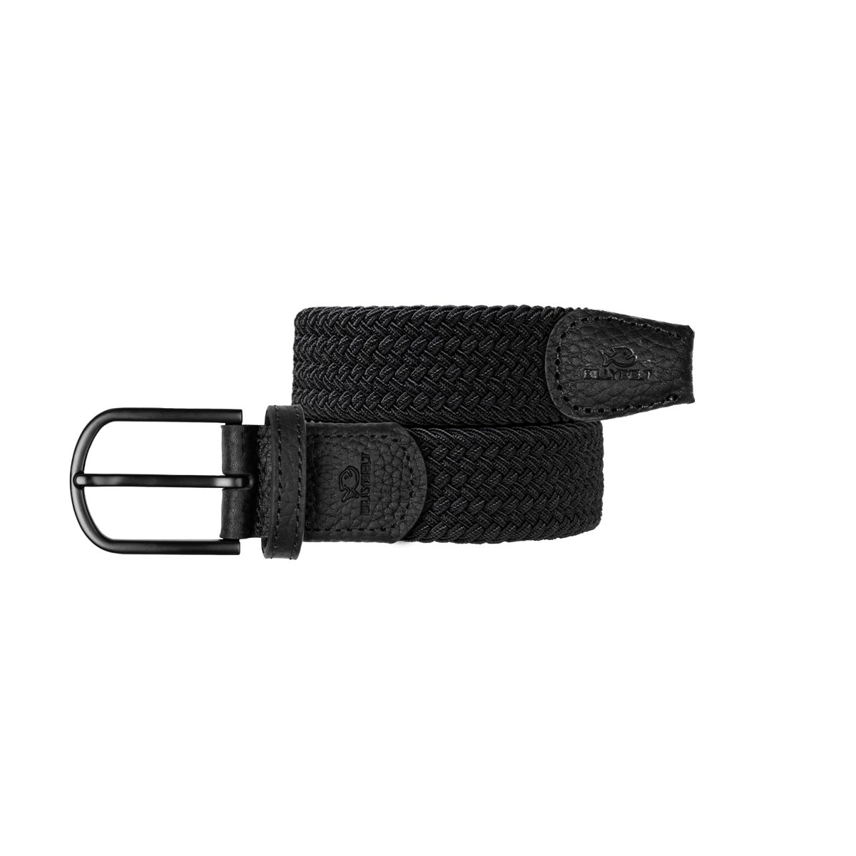 Ceinture tressée élastique unie BILLYBELT Noir