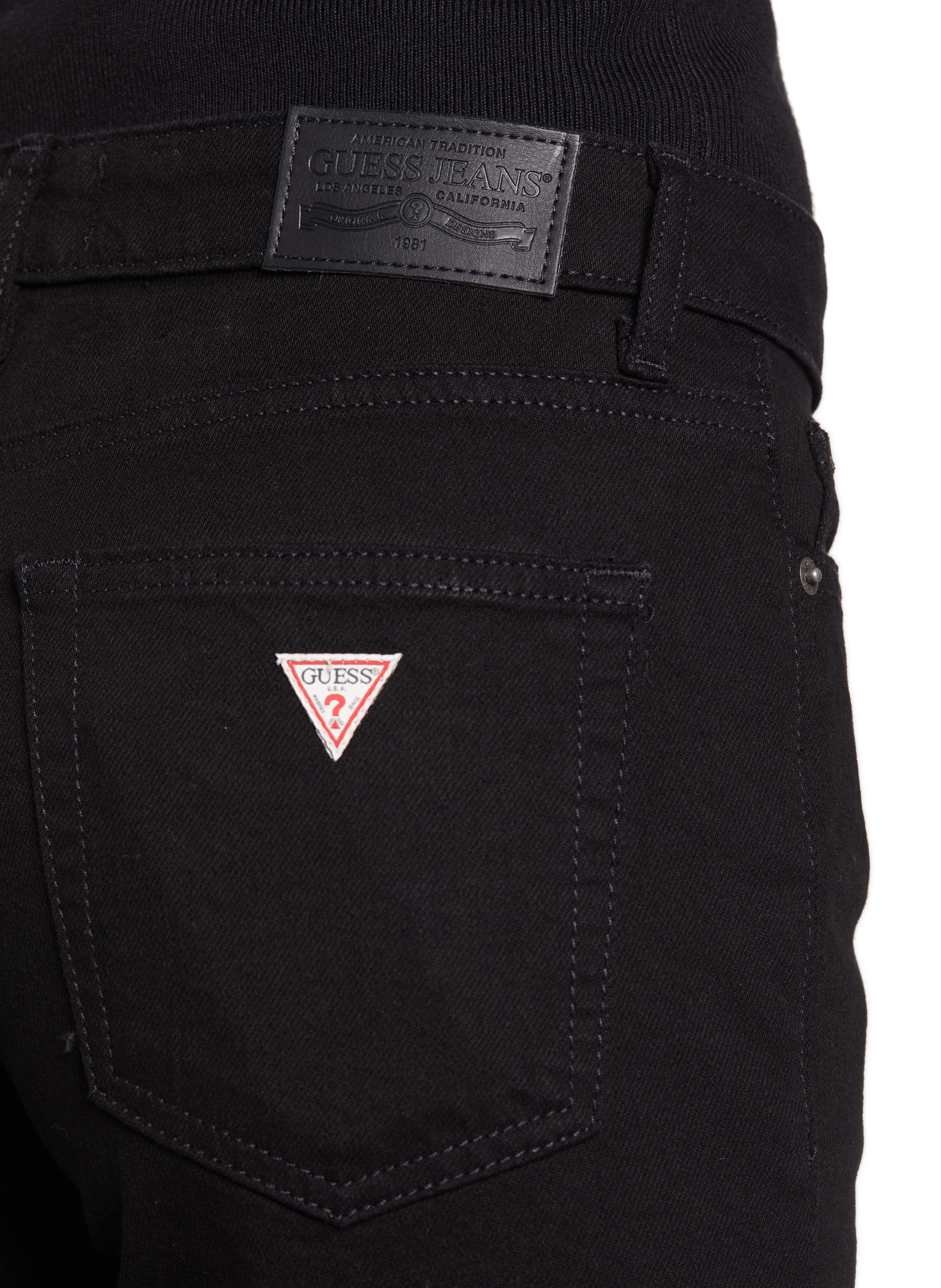 Jean droit GUESS Noir