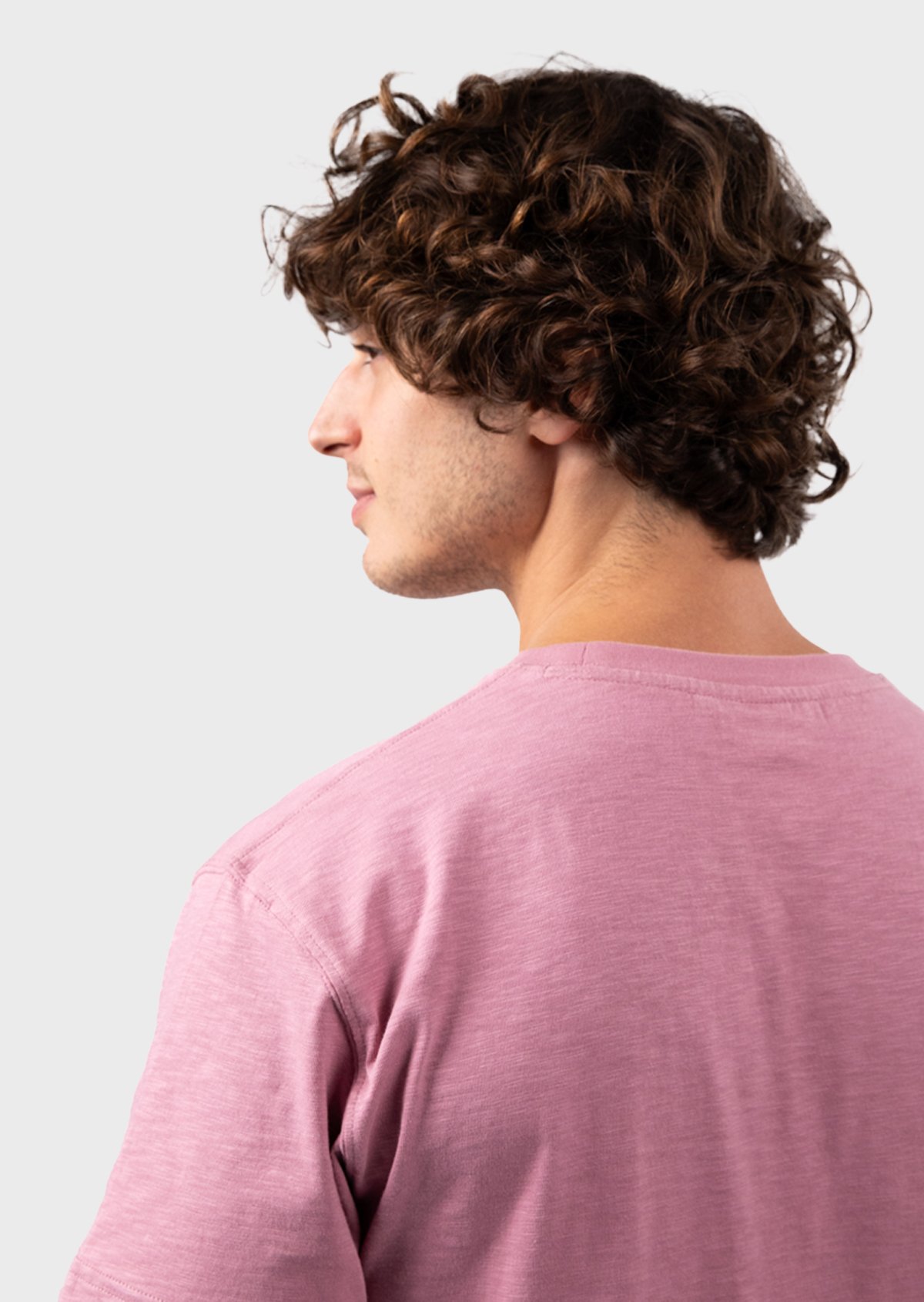 T-shirt vintage en coton biologique BILLYBELT Rose