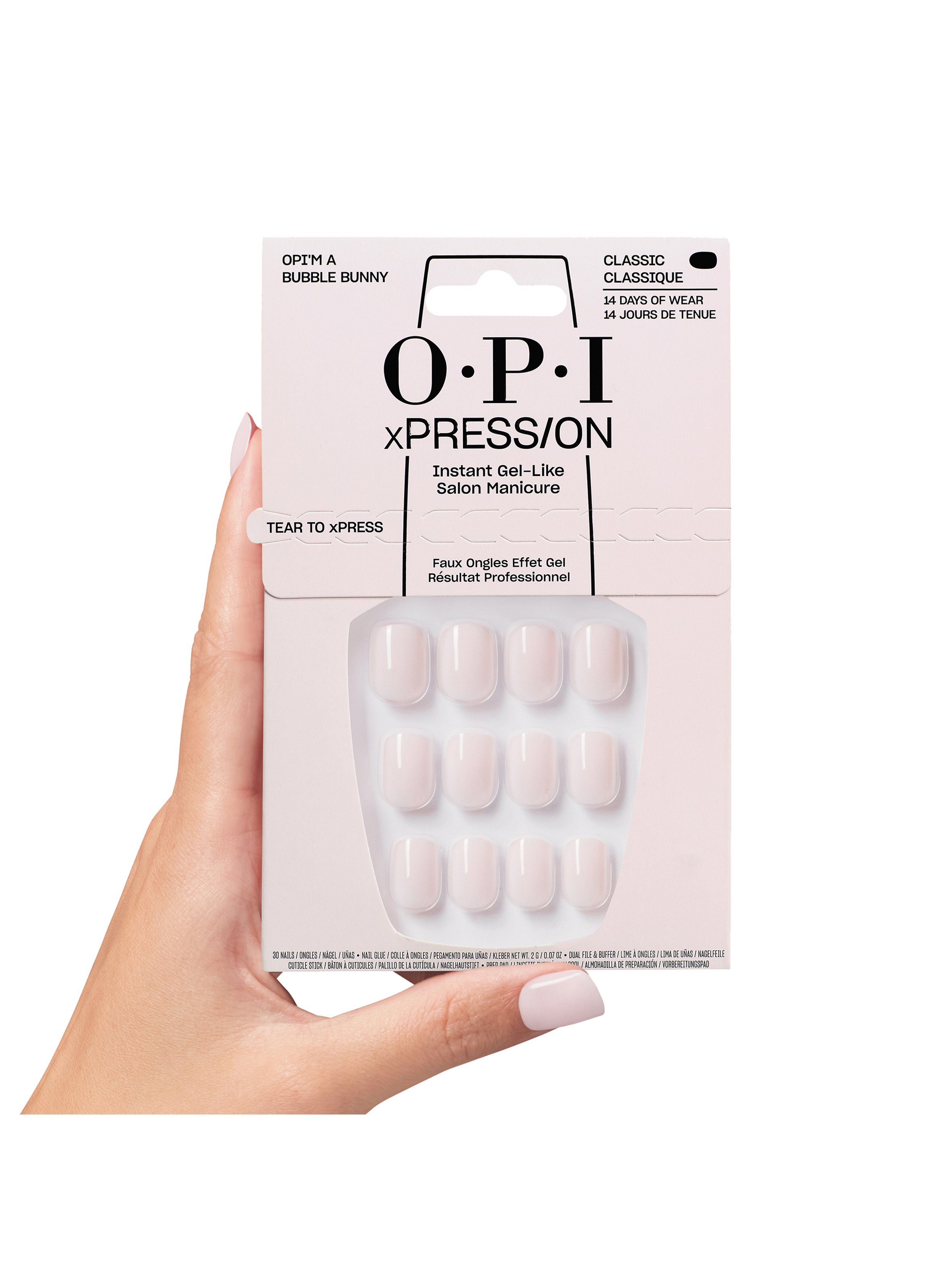 OPI&#039;m a Bubble Bunny - Reusable Fake Nails OPI An062s