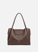Sac cabas épaule - ida double  Marron - in - or pâle