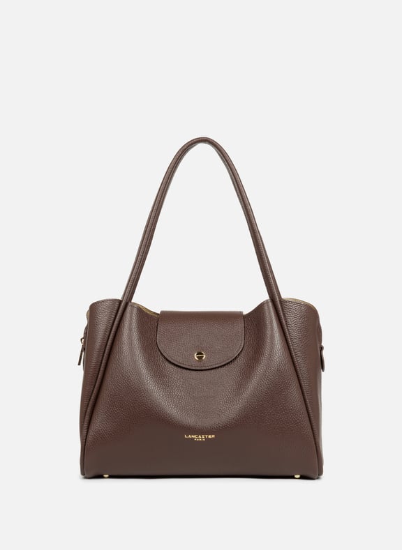 Tote bag - Ida Double Brown by LANCASTER LANCASTER Tote bag - Ida Double Brown