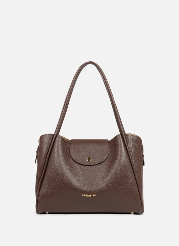 Sac cabas épaule - ida double | Marron by LANCASTER Sac cabas épaule - ida double Marron