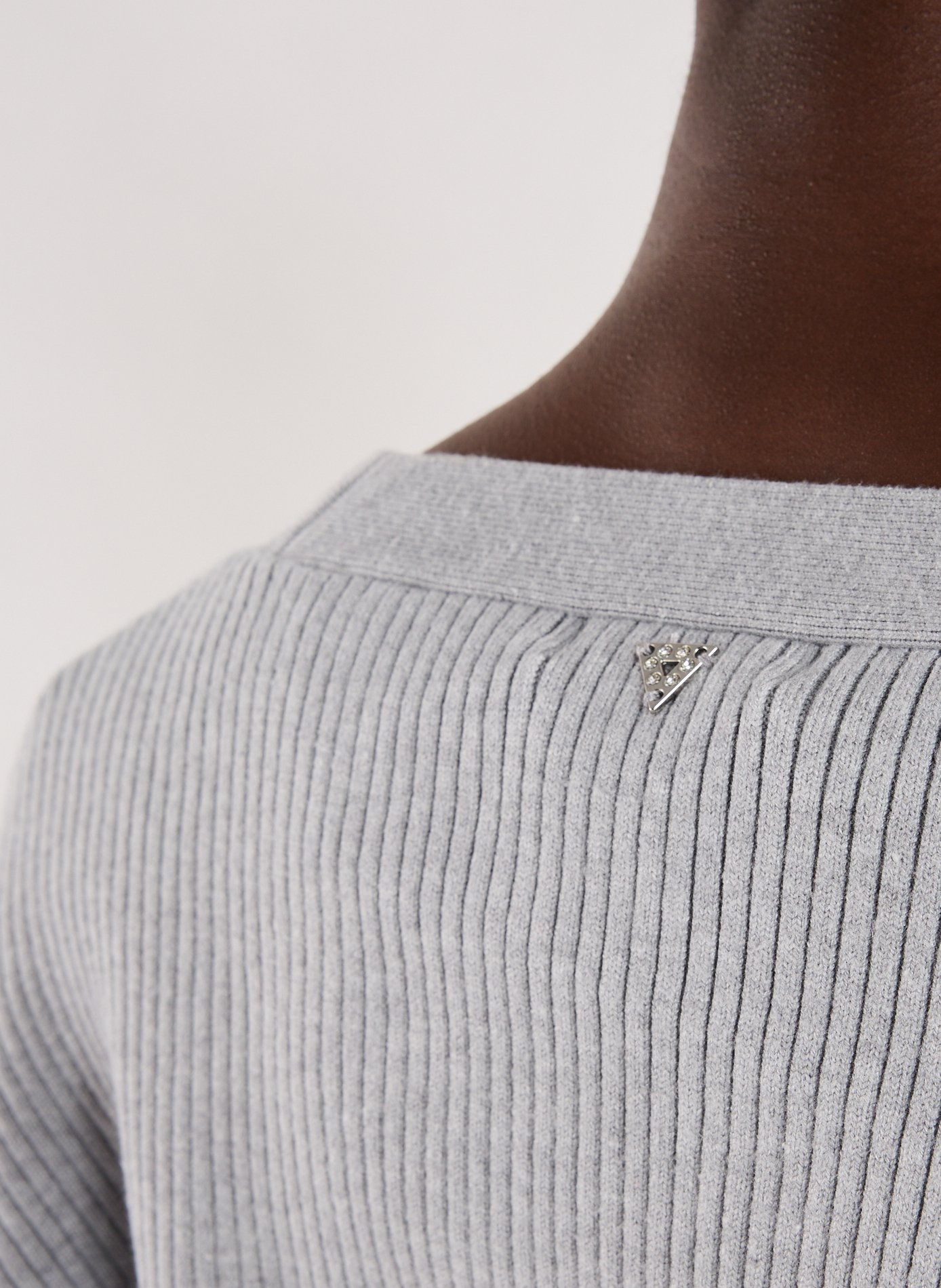 Cardigan en maille GUESS Gris