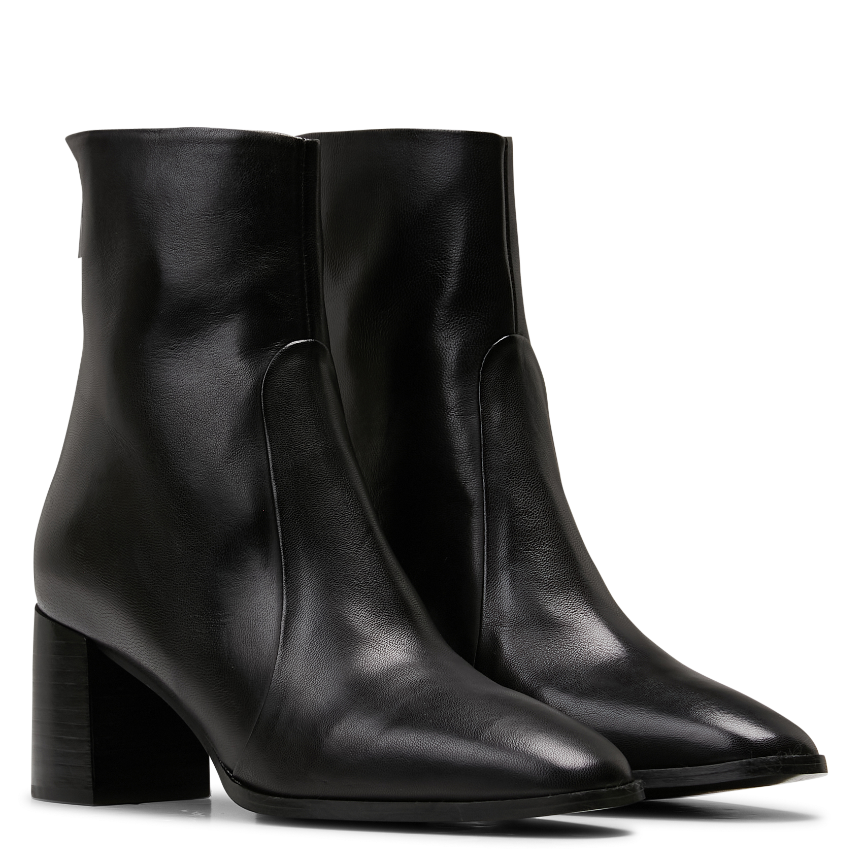 Bottines en cuir IKKS Noir