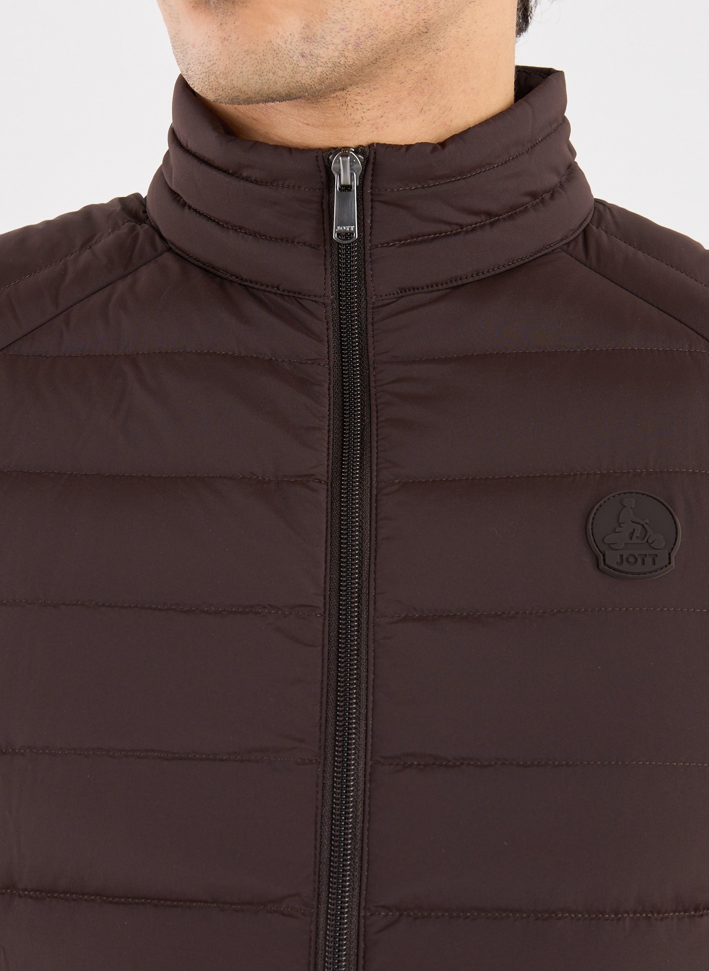Down gilet JOTT Brown