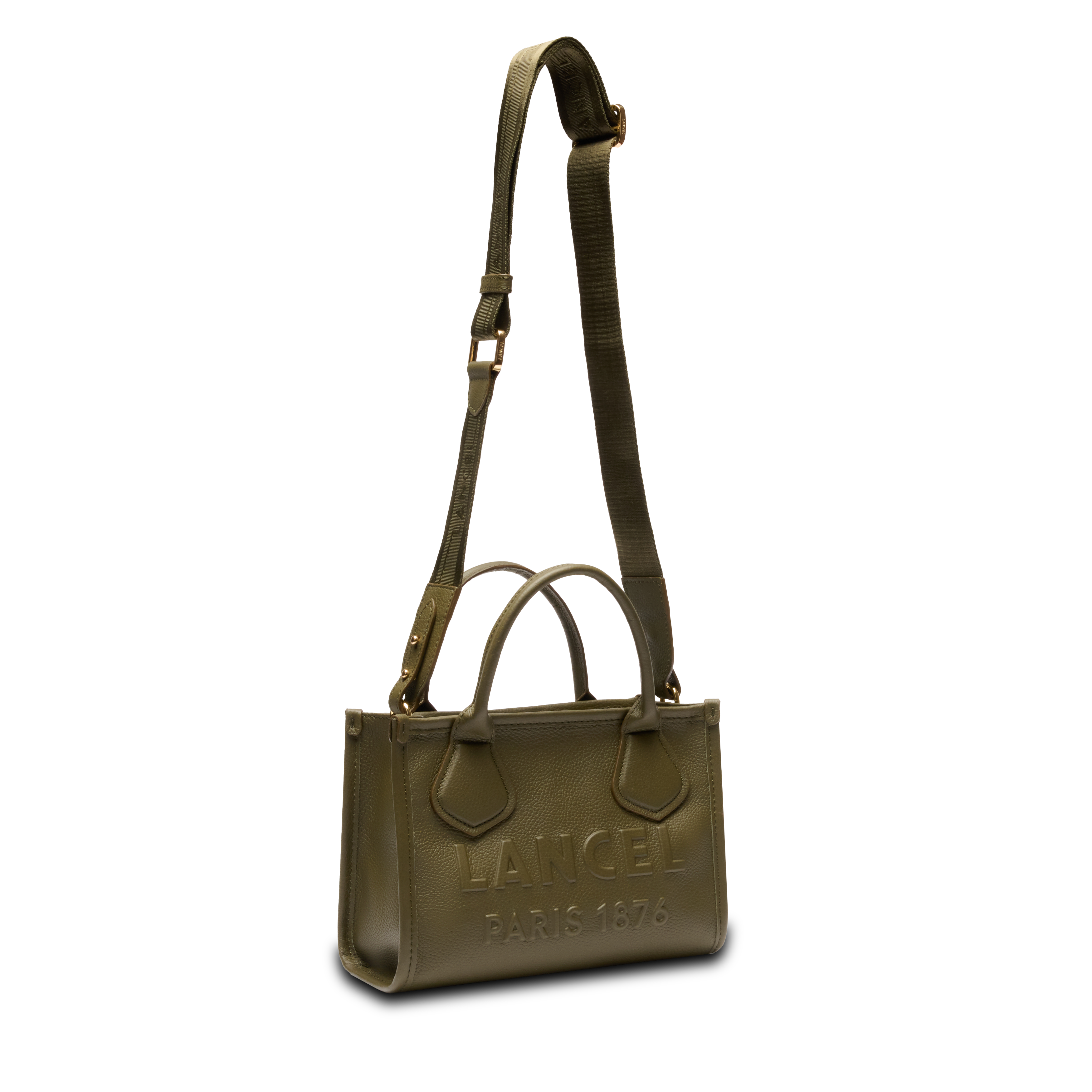 Cabas zippé s - jour de lancel LANCEL Vert