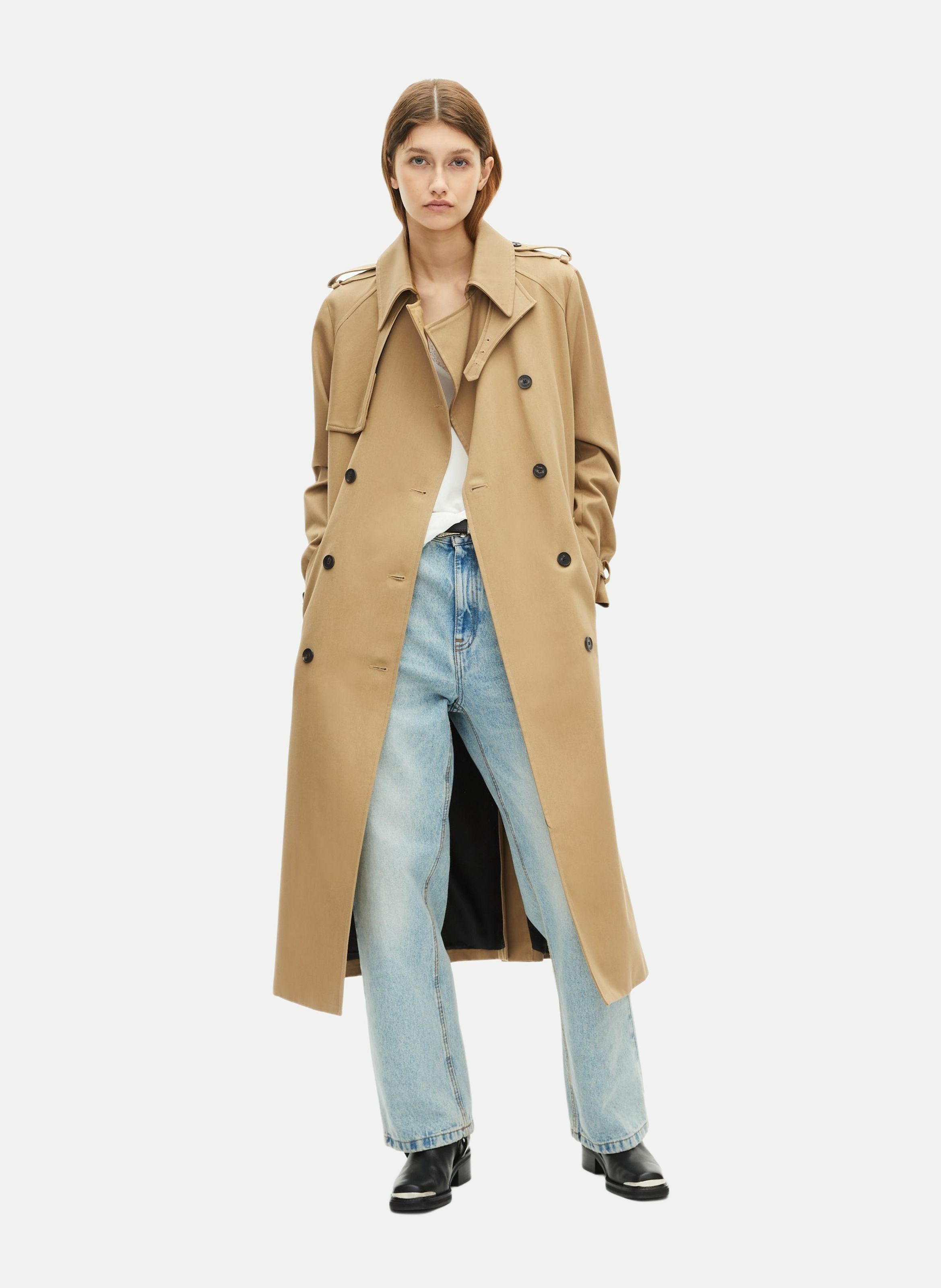 Trench long THE KOOPLES Beige