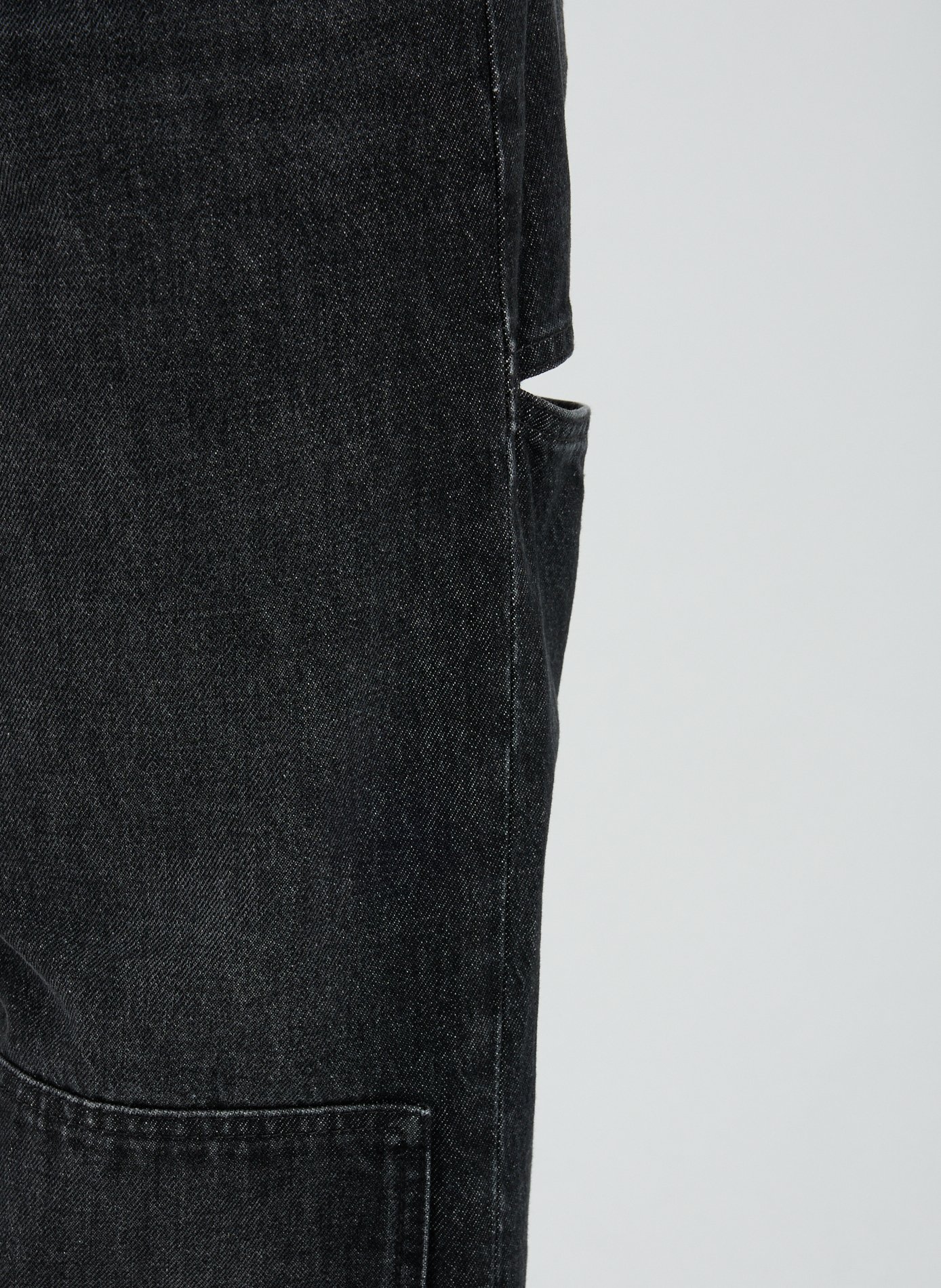 Jean large en coton JEAN PAUL GAULTIER Noir