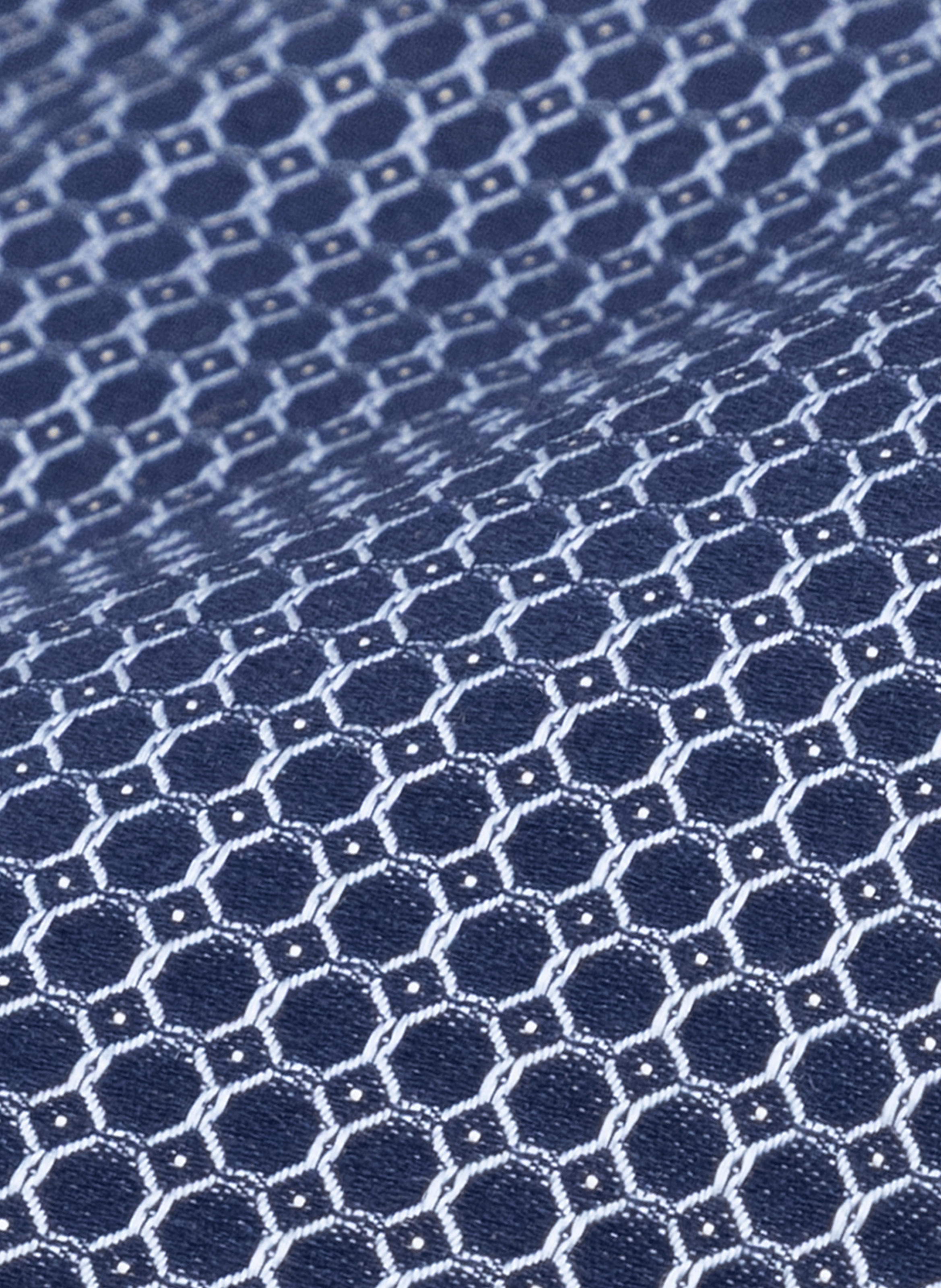 Silk tie with patterns CALVIN KLEIN Blue