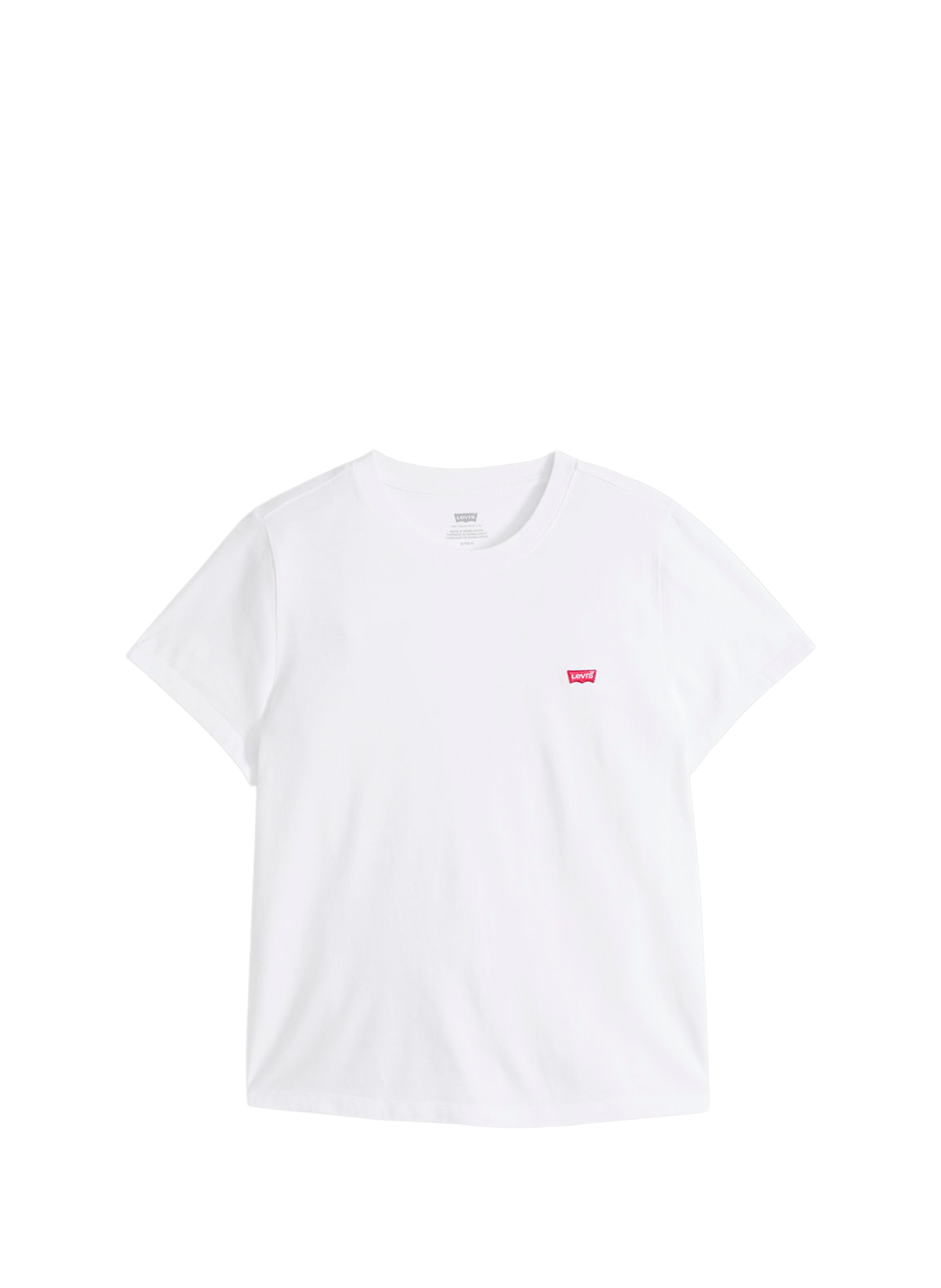 Short-Sleeve Cotton T-Shirt  LEVI'S White