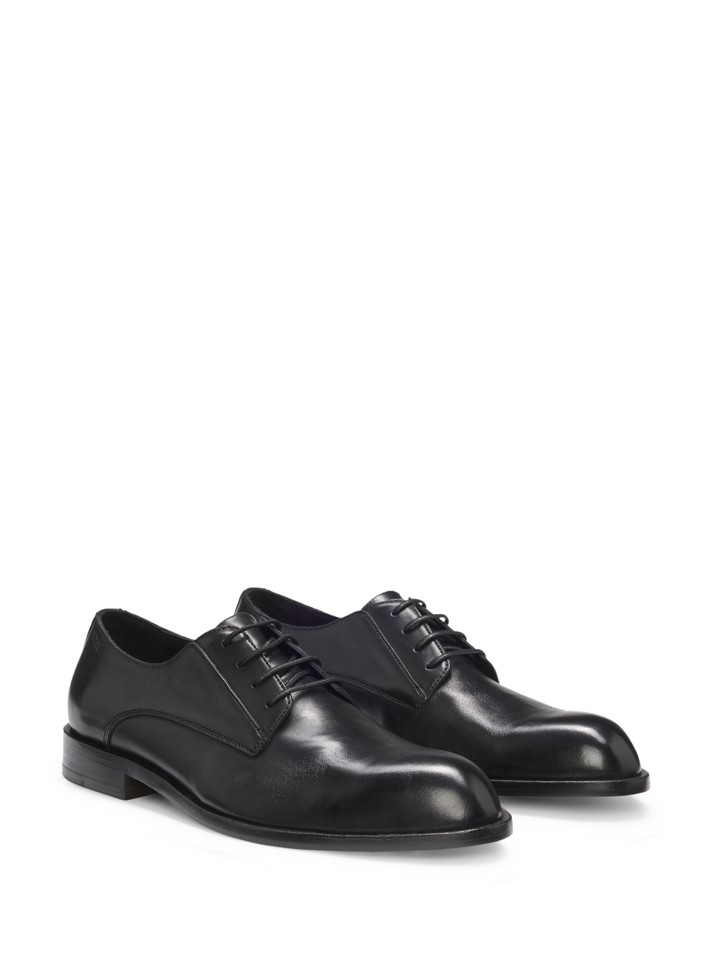 Cow leather derbies BOSS Black