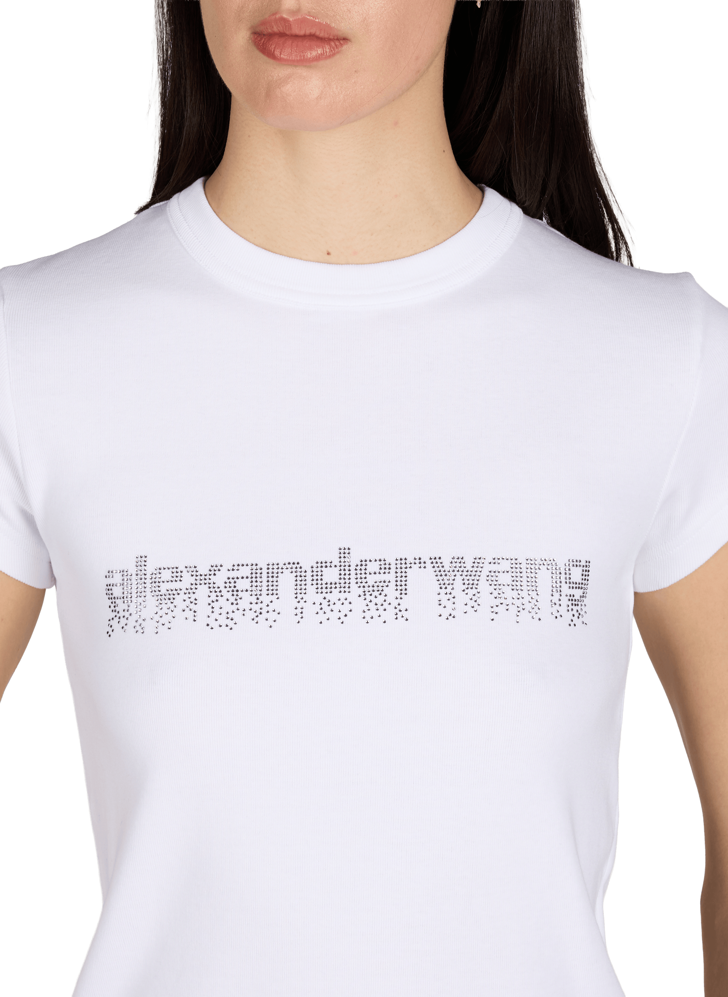 Top court à logo  ALEXANDER WANG Blanc