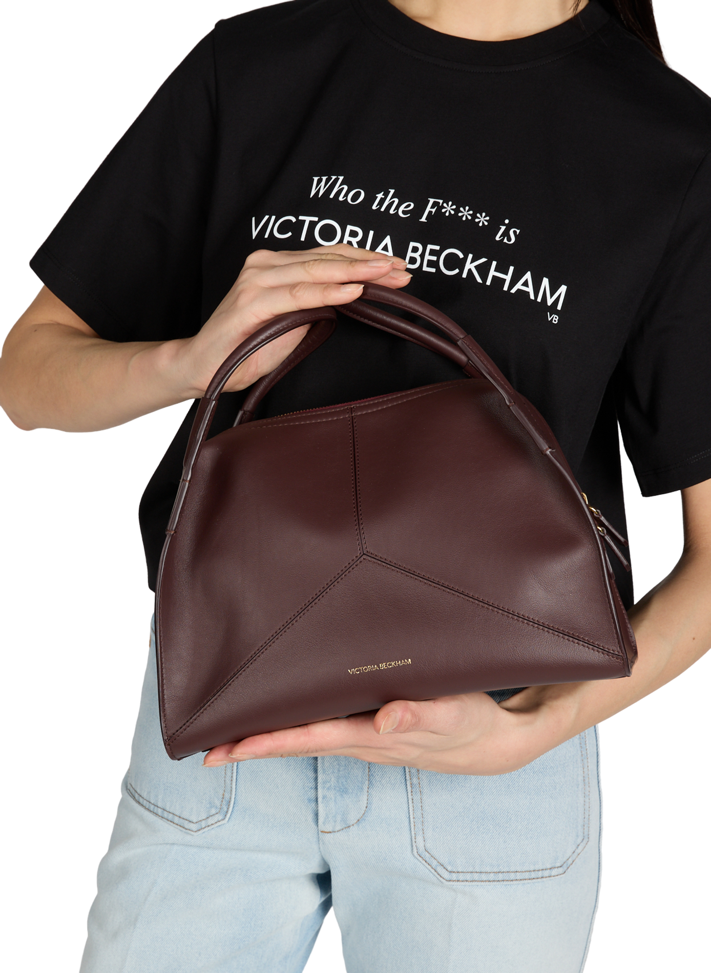 Sac à main The Plie  VICTORIA BECKHAM Rouge