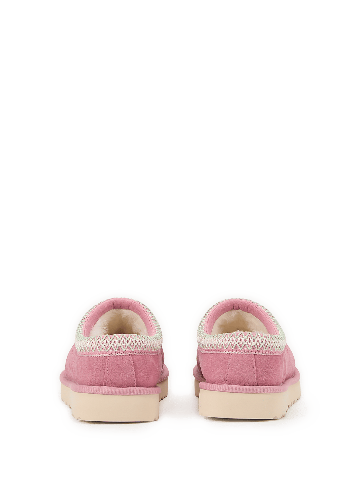 Chaussons en cuir mélangé UGG Rose