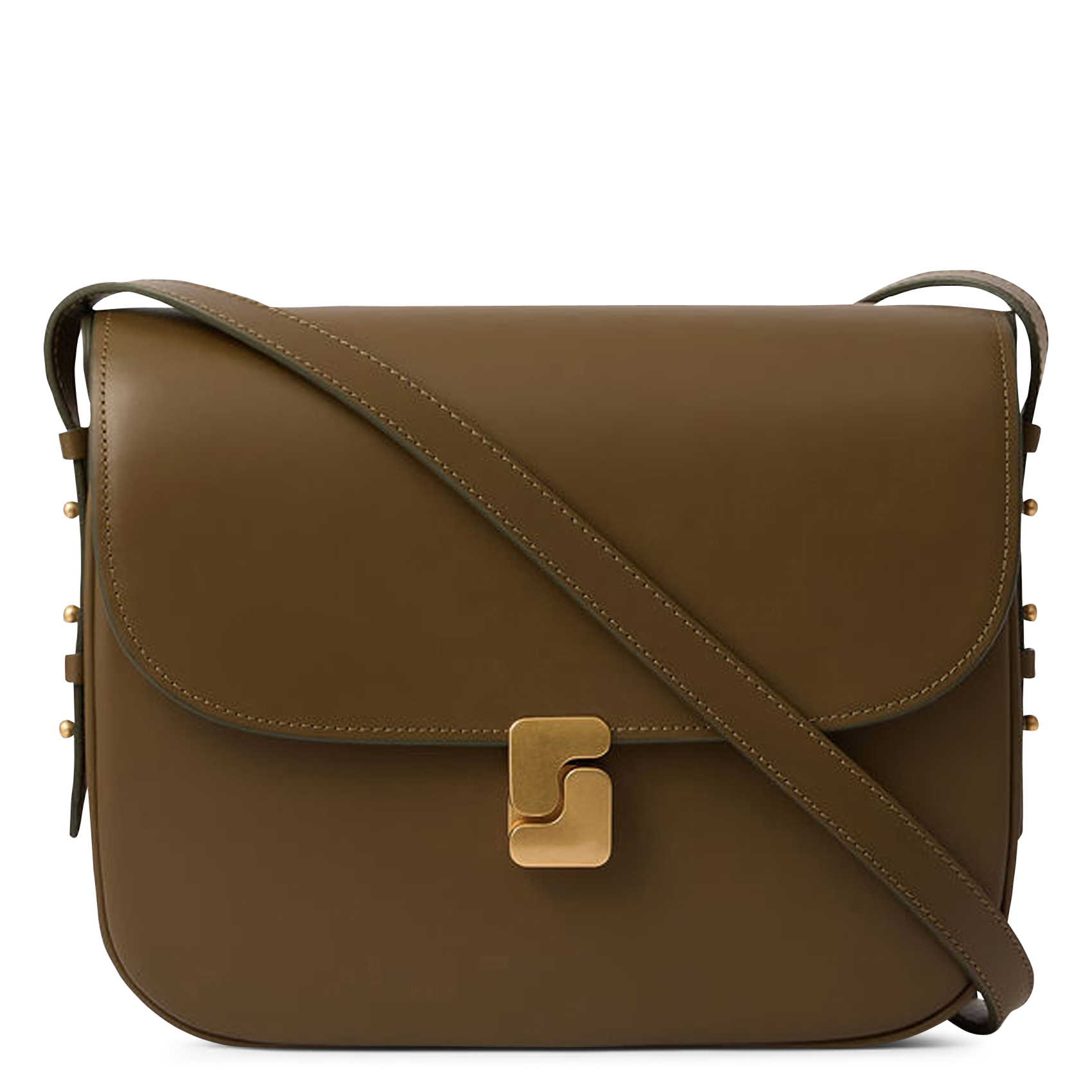 Sac bandoulière en cuir bellissima maxi SOEUR Kaki