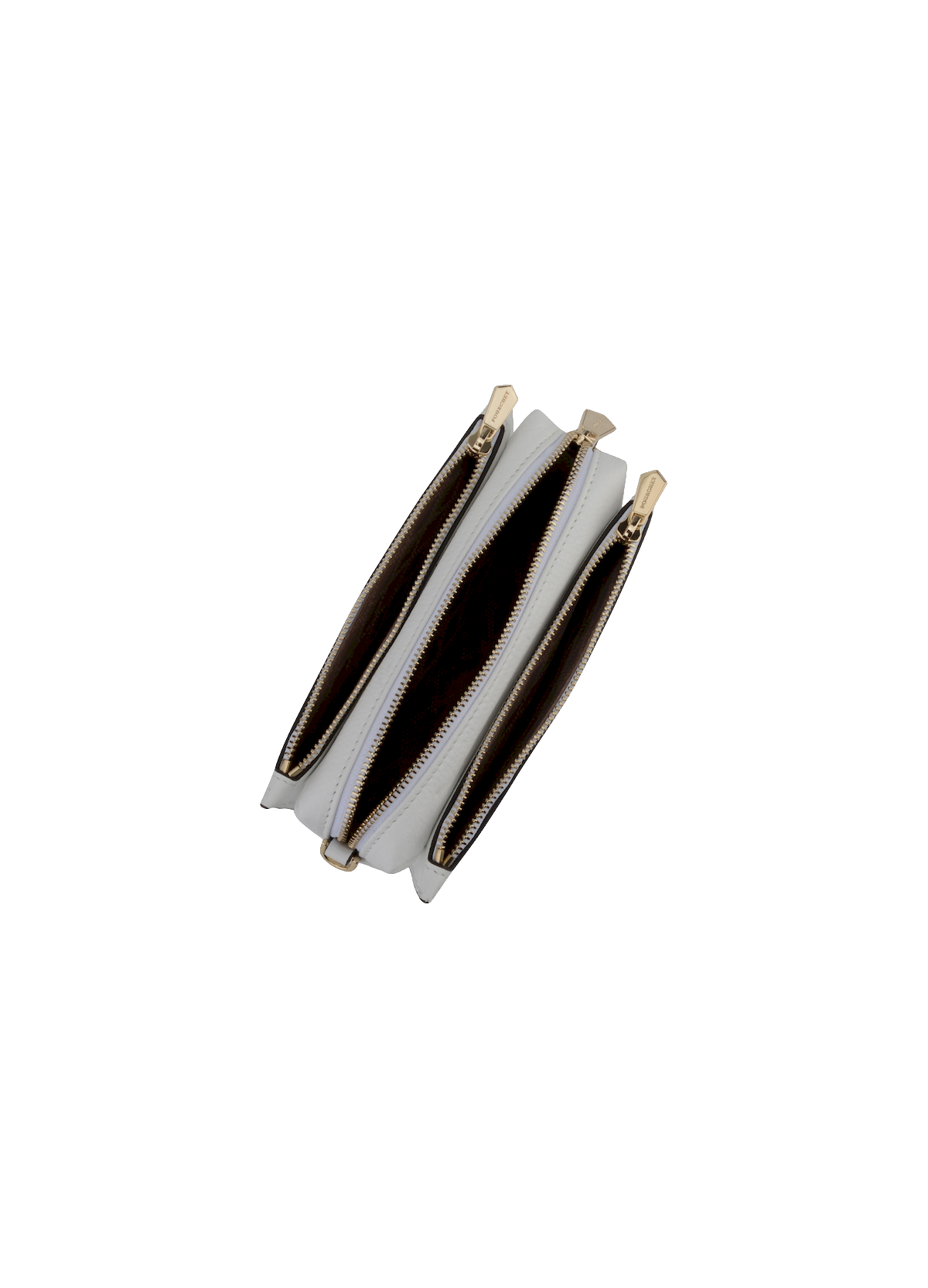 Alesia | sac trotteur gm en cuir de vachette POURCHET Blanc