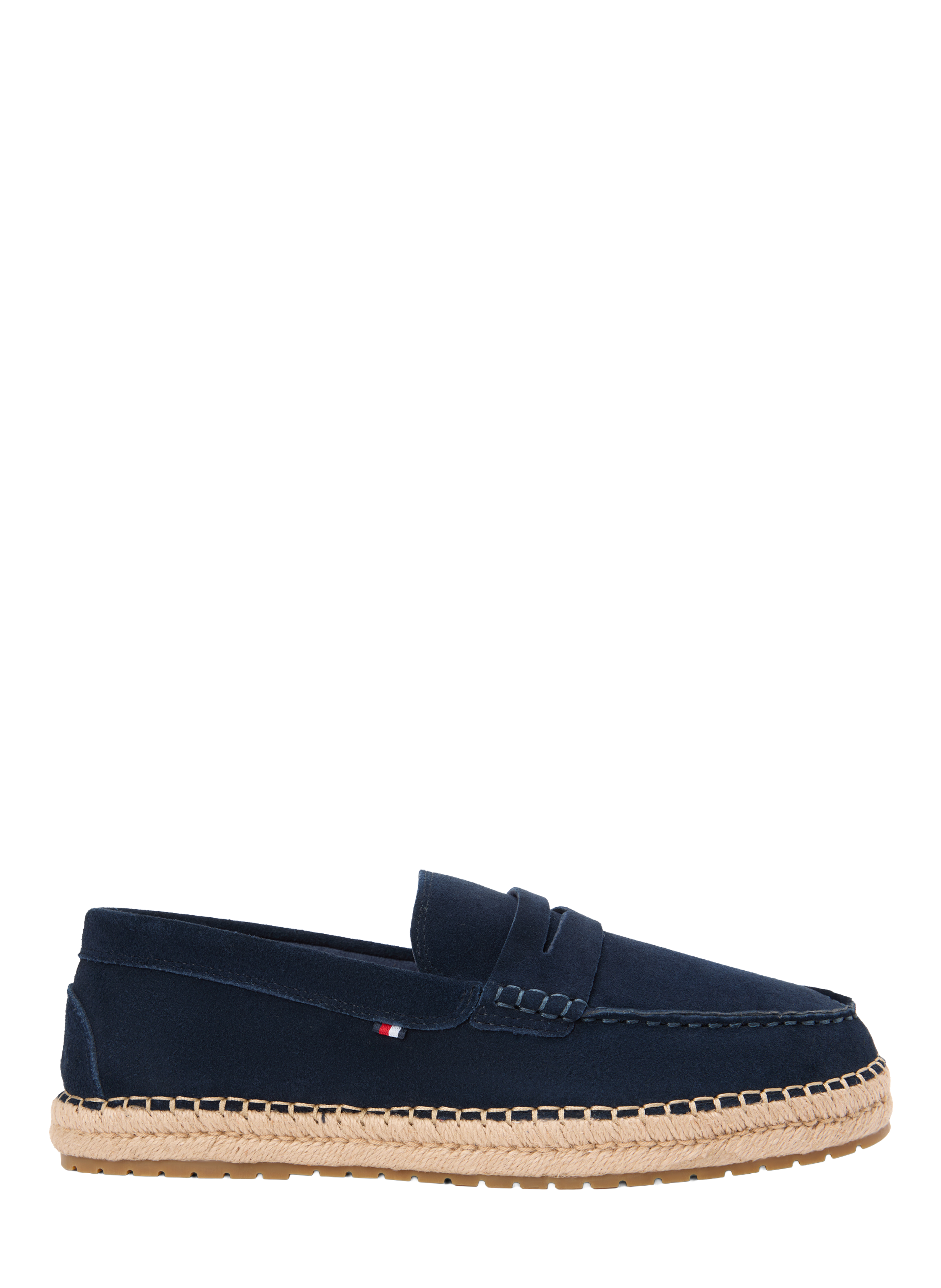 Derbies en daim à bout mocassin TOMMY HILFIGER Bleu