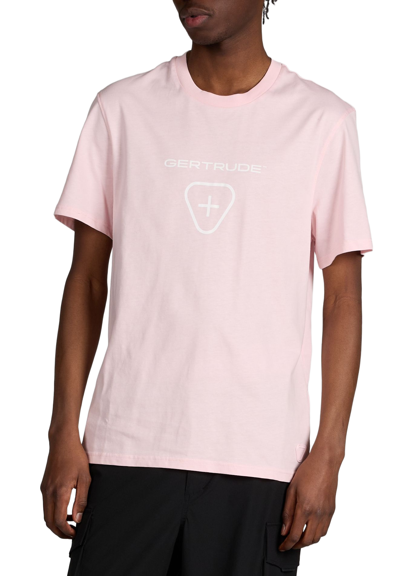 T-shirt Leonce Logo en coton GERTRUDE ET GASTON Rose