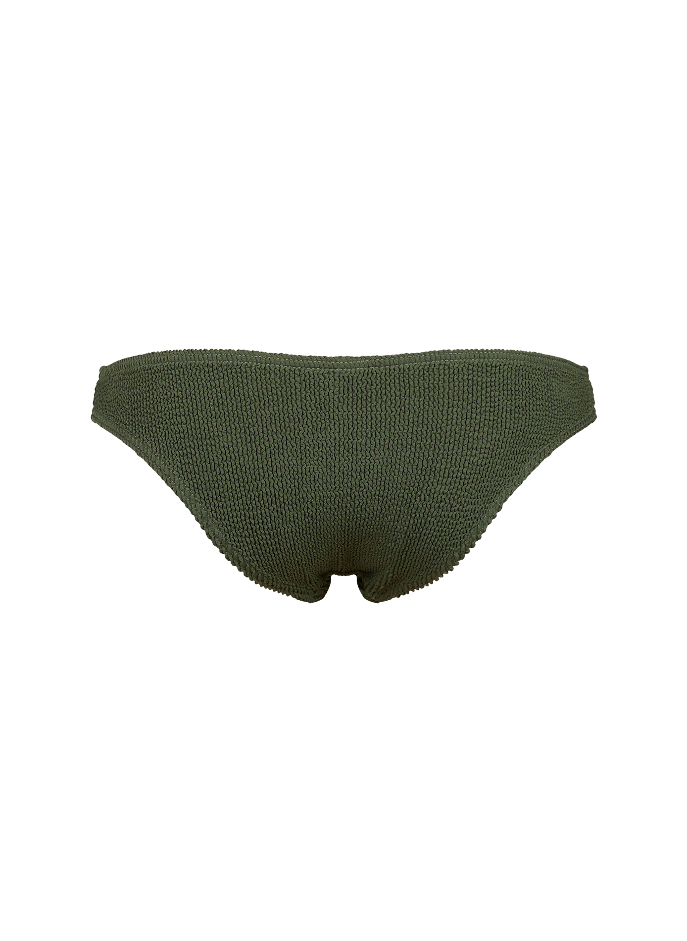 Bas de maillot de bain texturé à taille basse BOND EYE Kaki