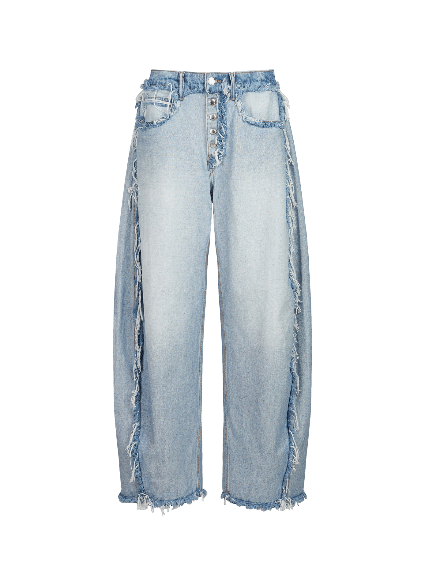 Weite Baumwolljeans ALEXANDER WANG Blau