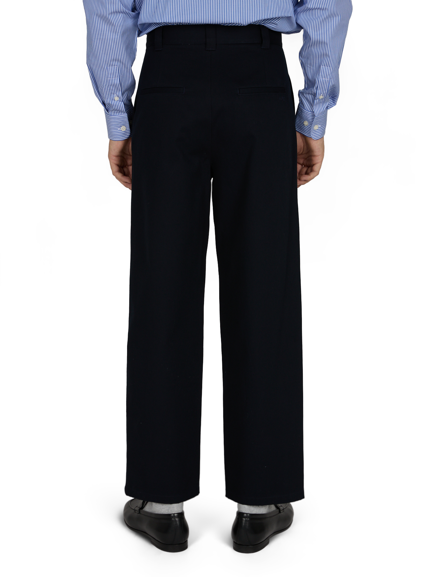 Pantalon droit Ricky en coton A.P.C. Bleu
