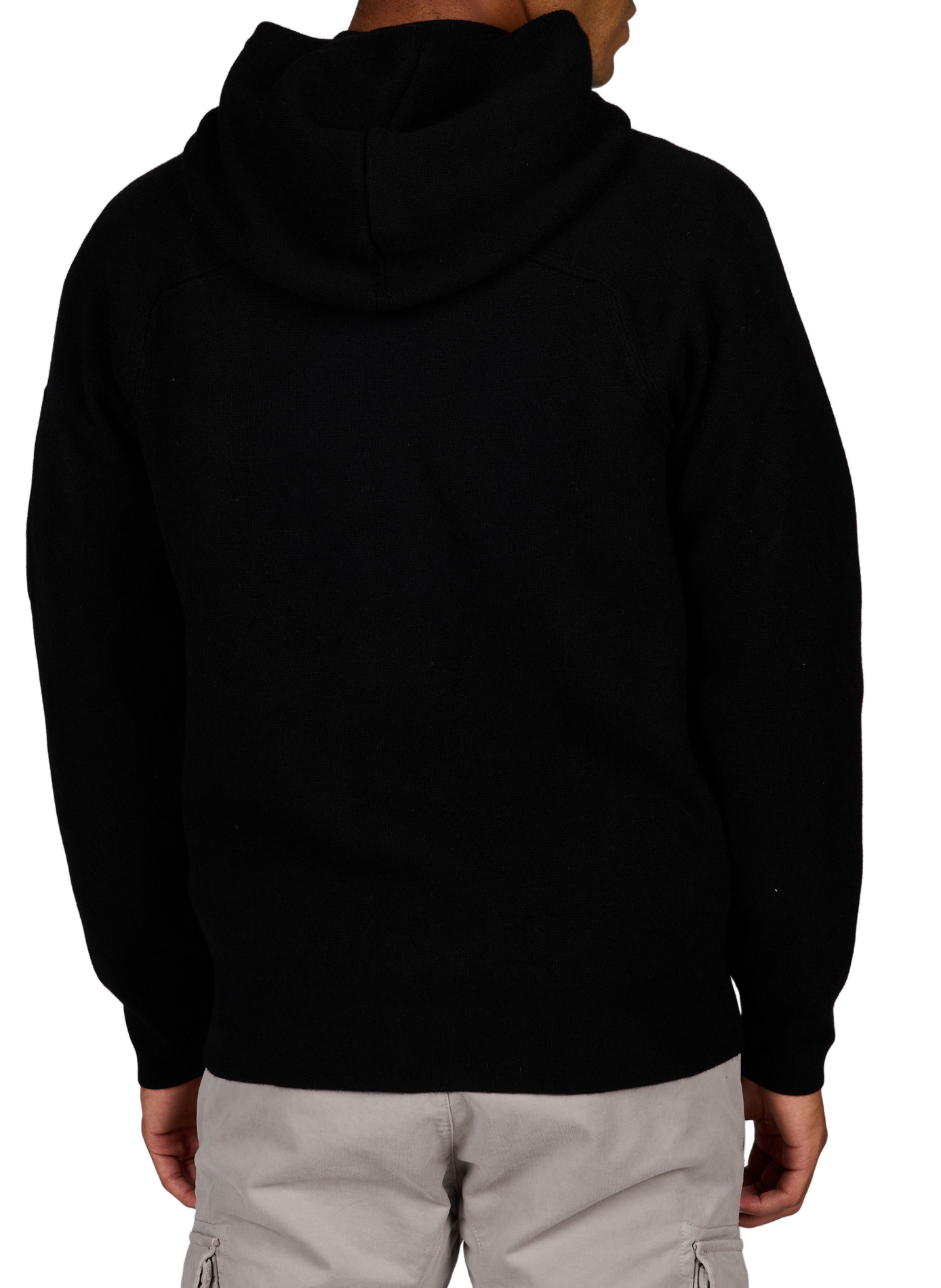 Pull avec capuche en laine mélangée CP COMPANY Noir