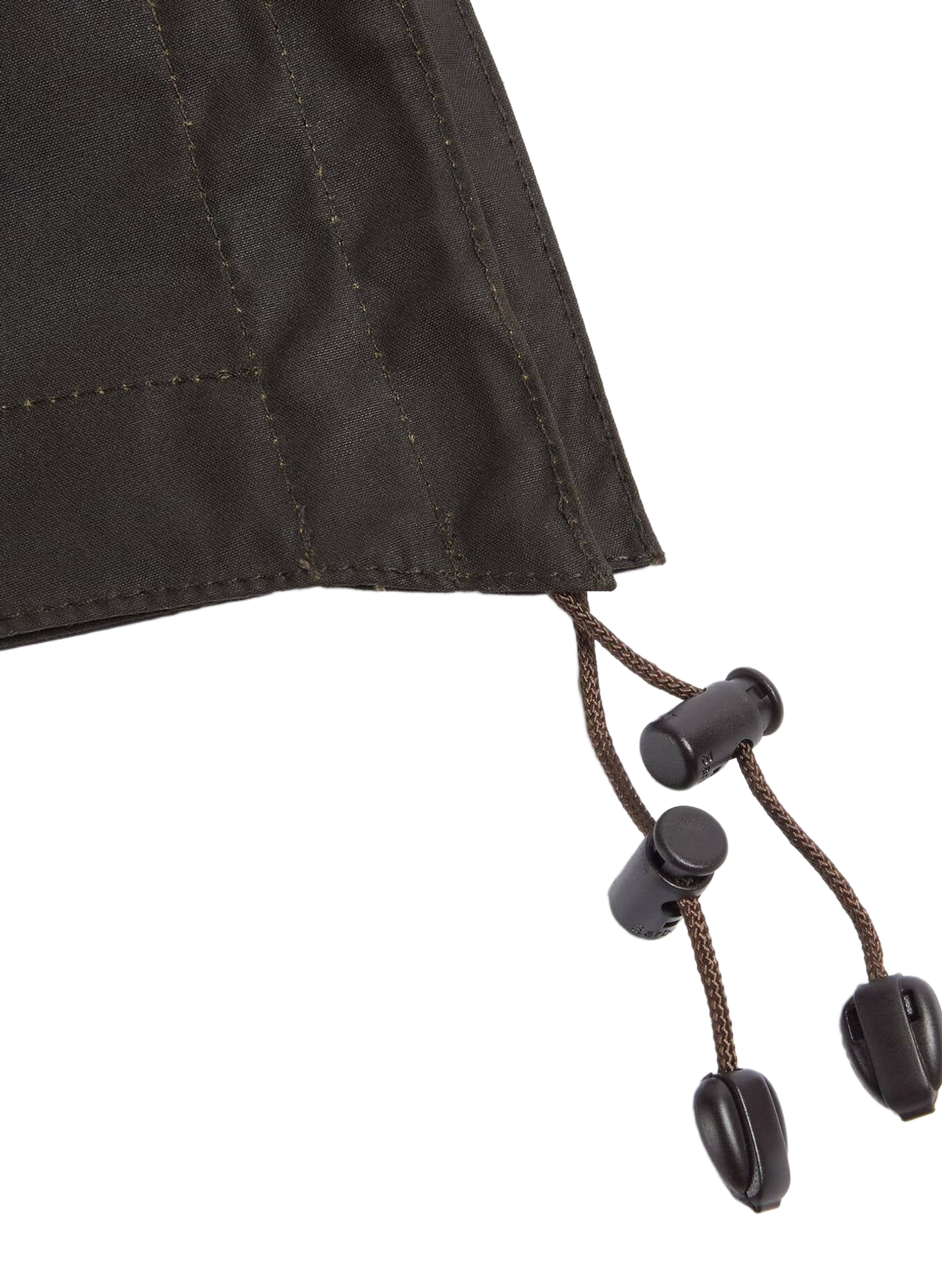 Removable cotton hood BARBOUR Green